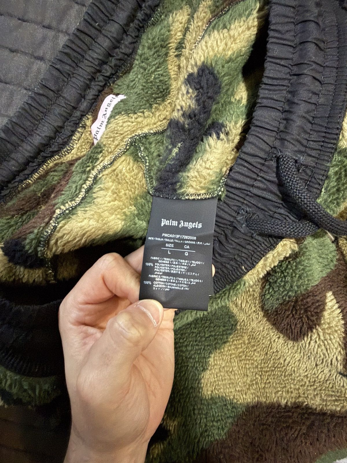 Palm Angels Palm Angels Camo Fleece Sweatpants Size US 33 - 3 Thumbnail