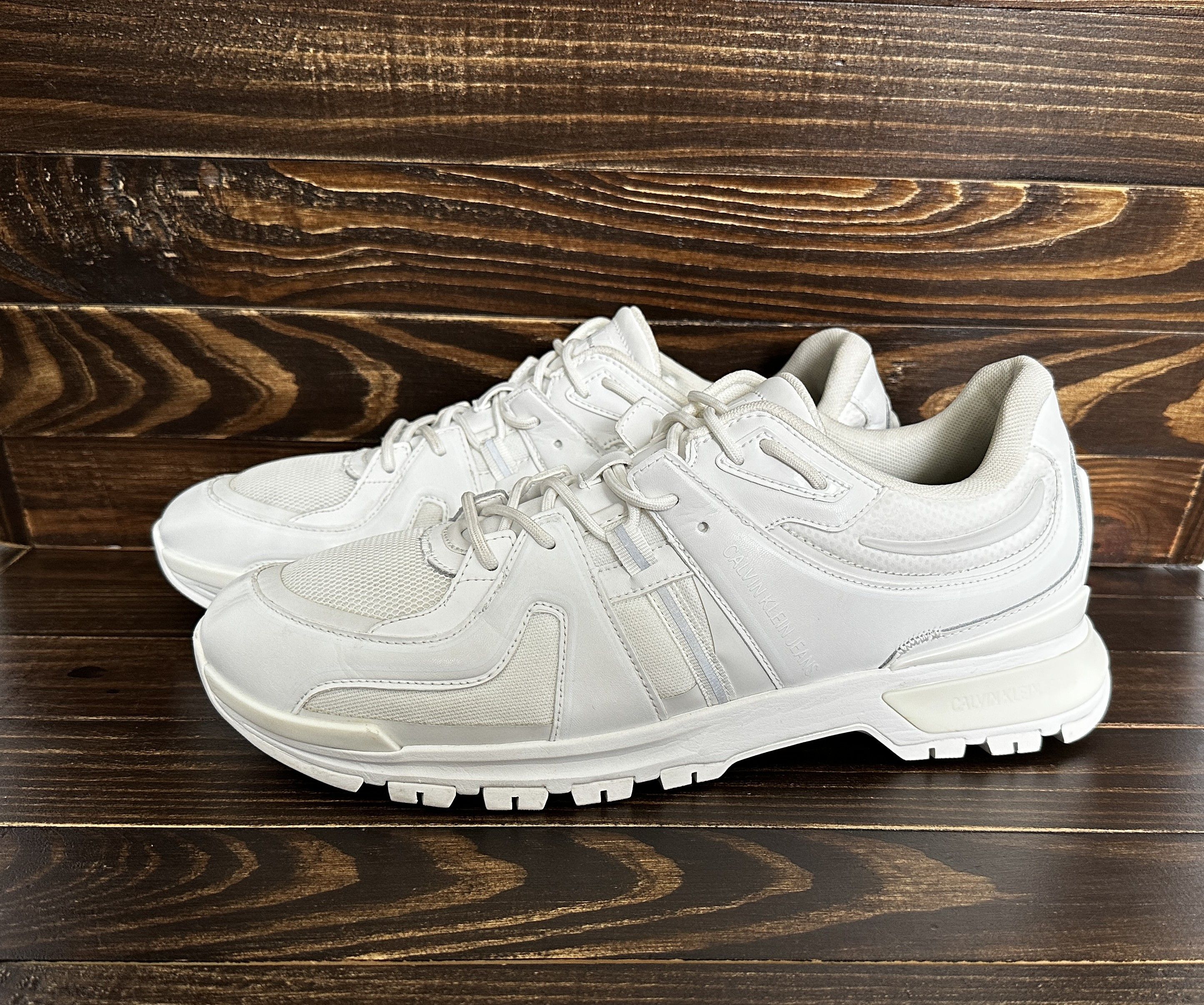Calvin Klein Calvin Klein Jeans Runner Lace Up Mix Cyci Sneakers Luxury Size US 12 / EU 45 - 17 Thumbnail