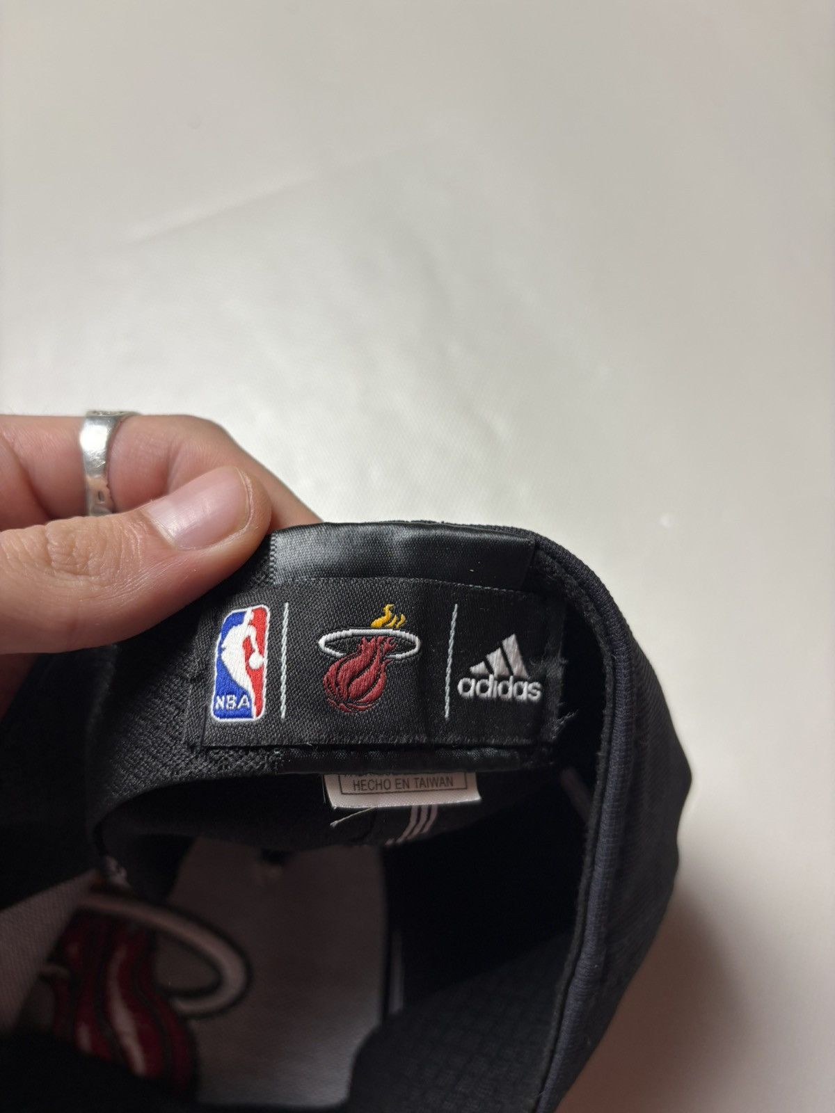 Adidas Adidas NBA Miami Heat Cap Size ONE SIZE - 7 Thumbnail
