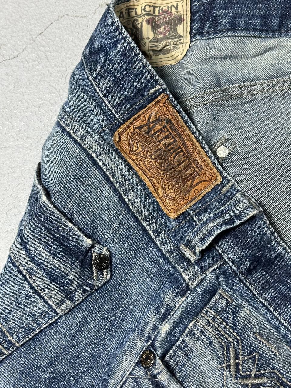 Affliction Crazy vintage y2k cyber grunge skater baggy faded archive Size US 38 / EU 54 - 11 Thumbnail
