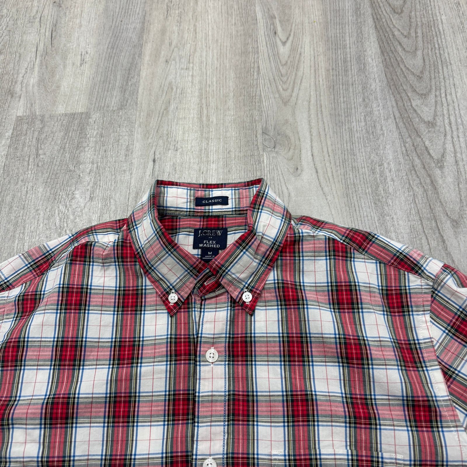 J.Crew J Crew Classic Fit Shirt Mens Medium Red Plaid Check Preppy Size US M / EU 48-50 / 2 - 3 Thumbnail