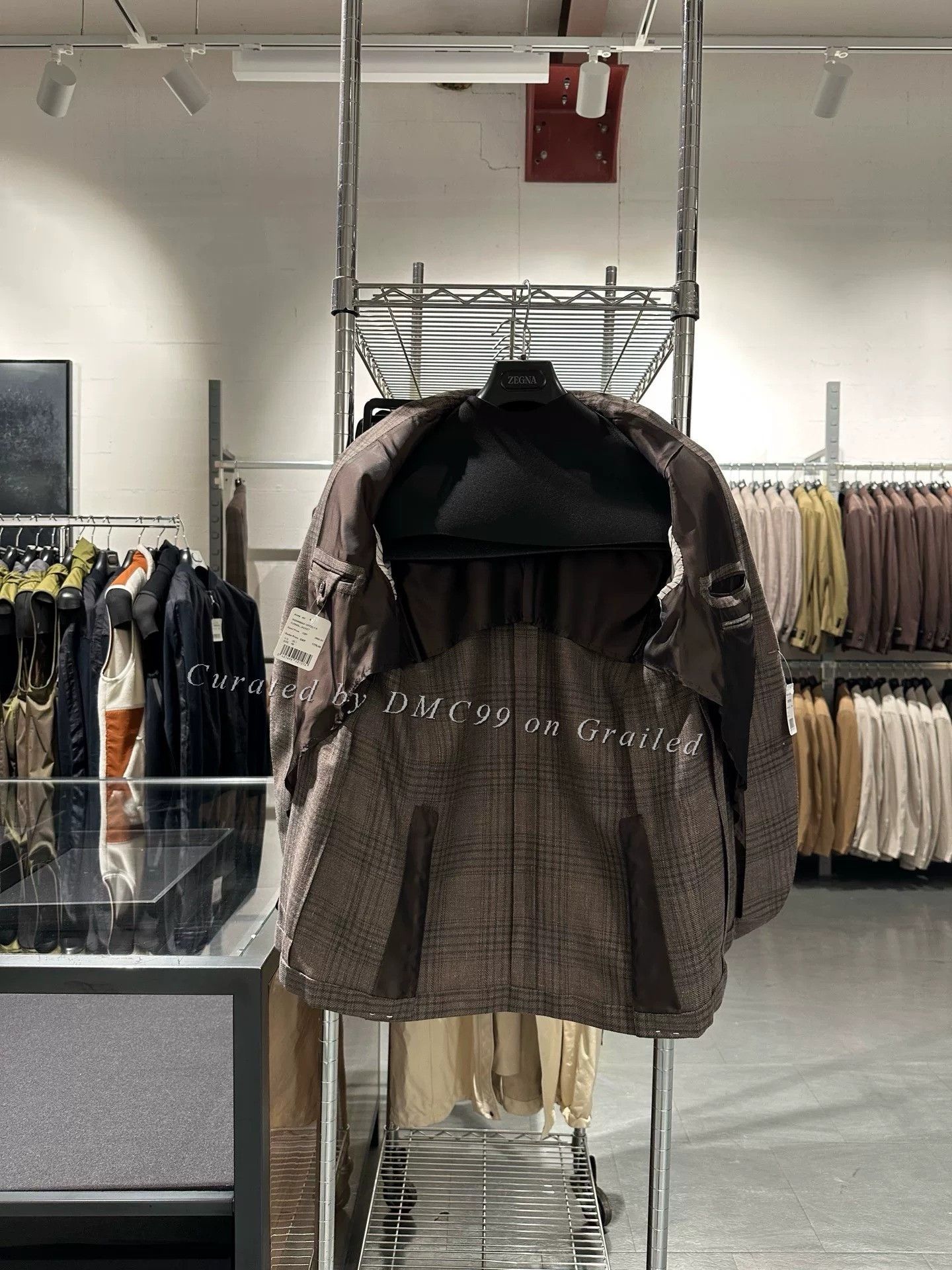 Ermenegildo Zegna Zegna Brown Men's Blazer 55968 Size US M / EU 48-50 / 2 - 5 Thumbnail
