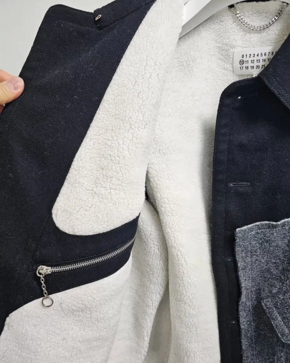 Maison Margiela Maison Margiela Sherling Coat Jacket Size US M / EU 48-50 / 2 - 7 Thumbnail