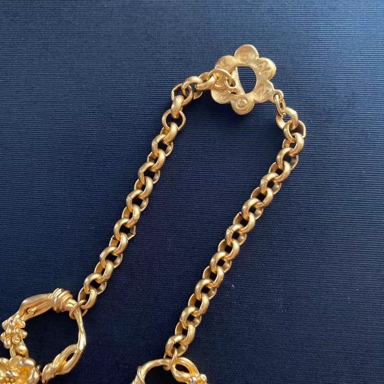 Kenzo KENZO Flower Gold Necklace Size ONE SIZE - 6 Thumbnail