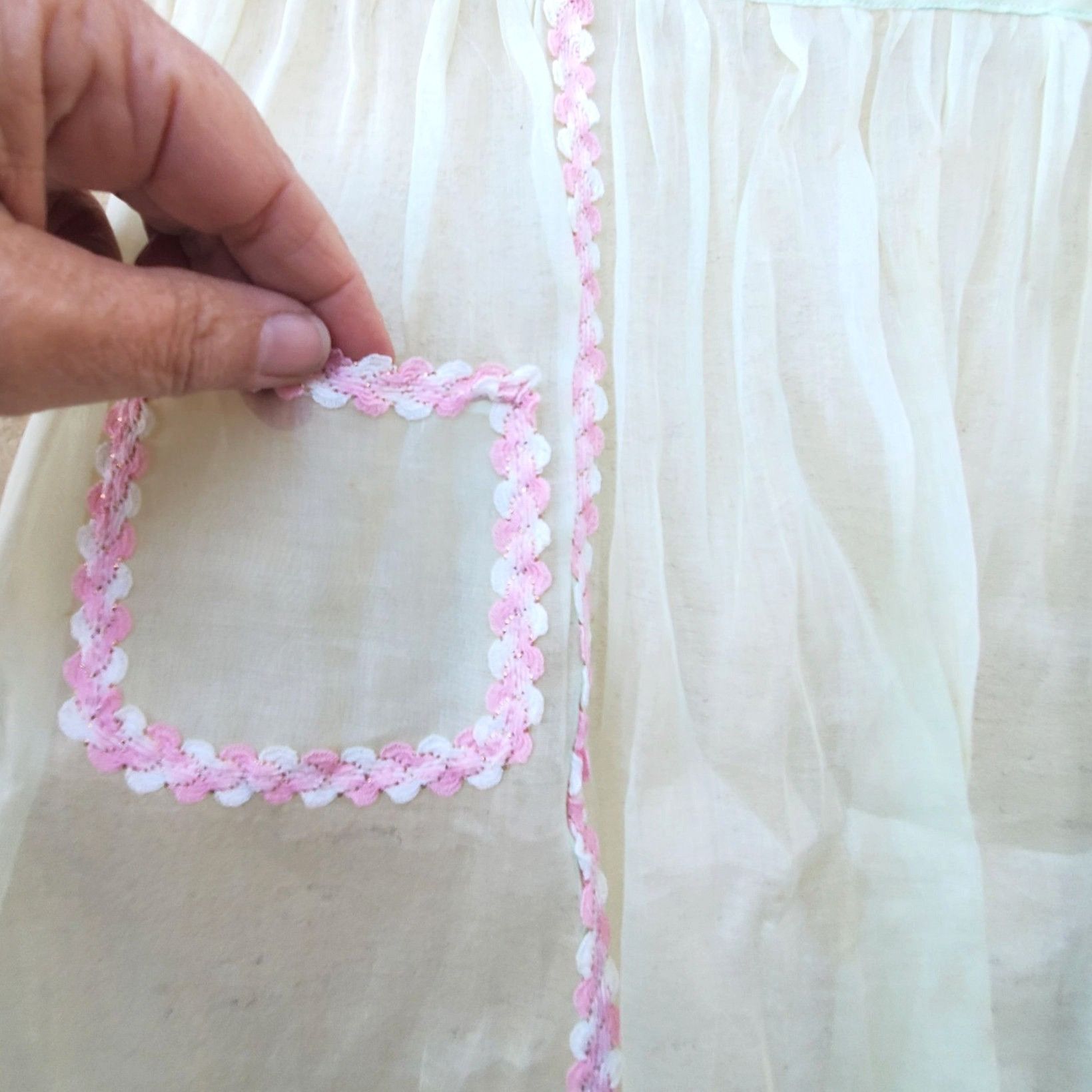 Vintage Vintage 1930s Sheer Organza Apron Mid Century Burlesque Cost Size ONE SIZE - 10 Thumbnail