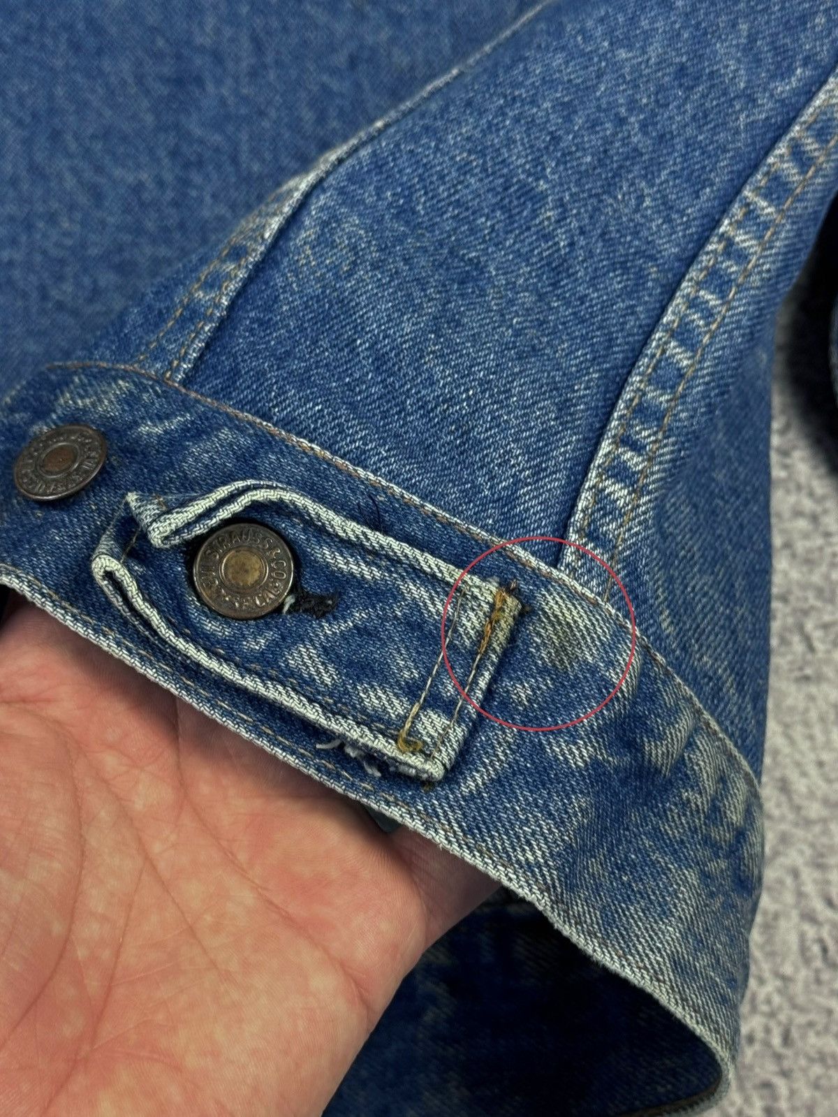 Levi's × Vintage LEVIS Vintage Made in USA Short Jeans Denim Jacket Size S / US 4 / IT 40 - 10 Thumbnail