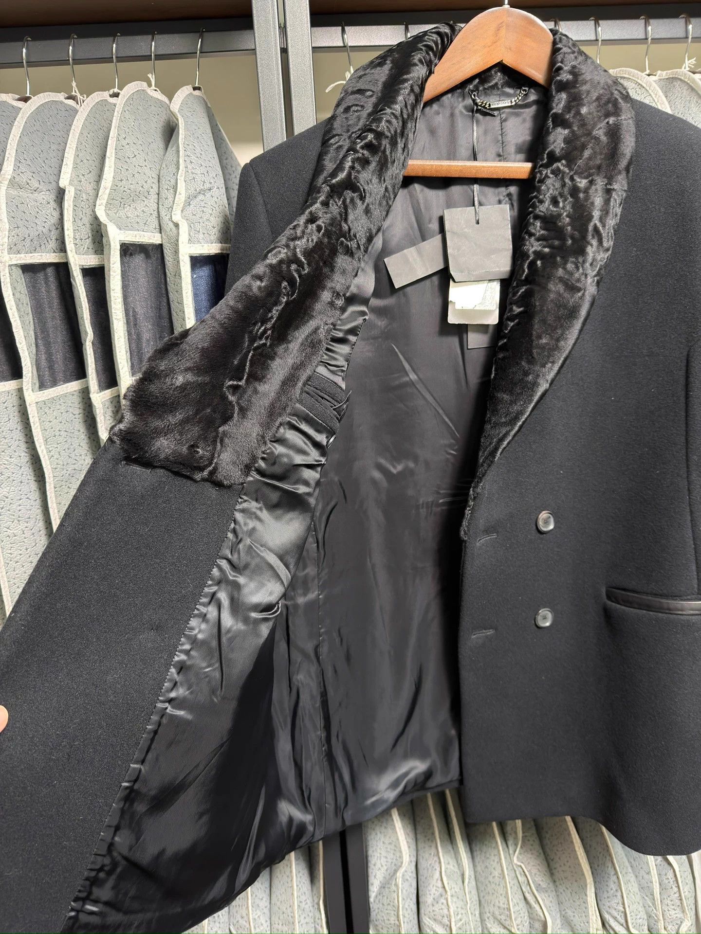 Versace Versace Wool Blend Overcoat Size US L / EU 52-54 / 3 - 6 Thumbnail
