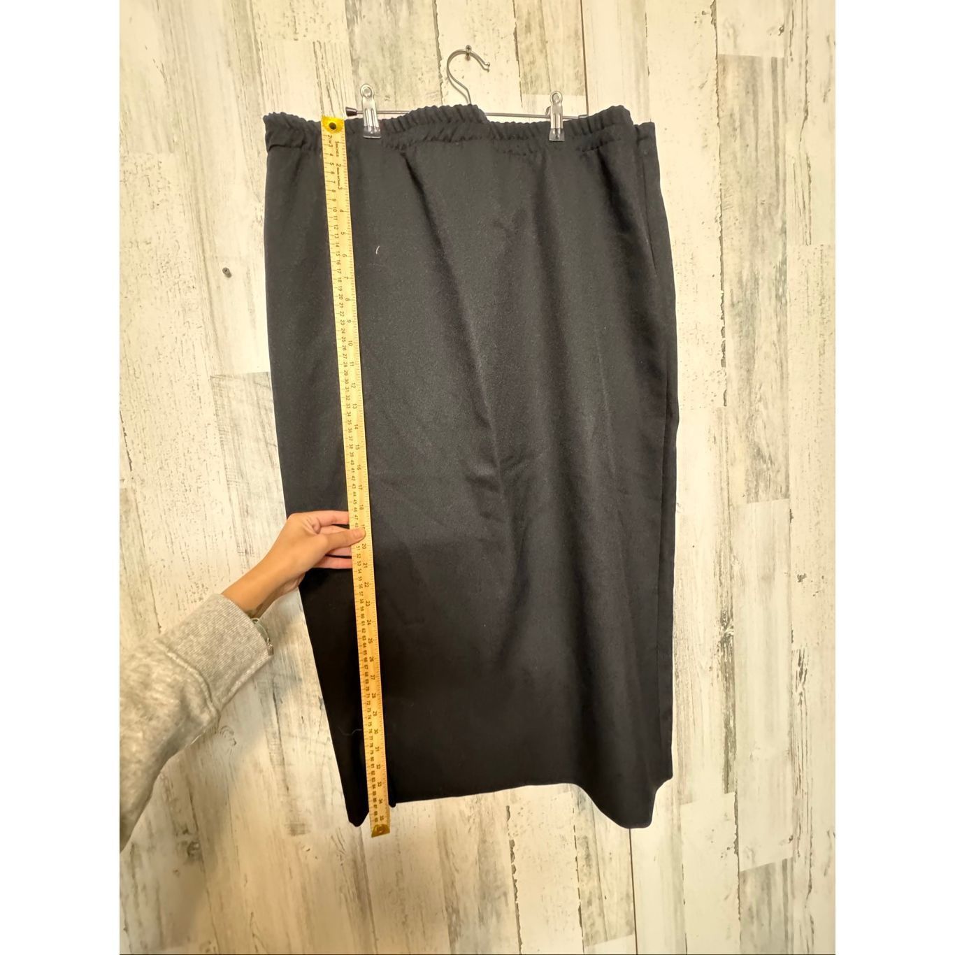 Other Black Expressions Plus Pull-On Midi Skirt 16W | Classic Stre Size 38" / US 16 / IT 52 - 4 Thumbnail