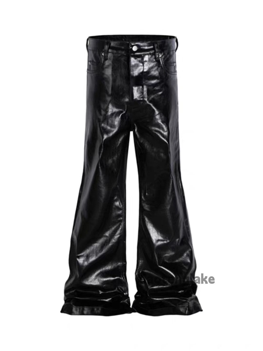 Jean Unisex washed retro utility punk yuppie grunge wax pants Size US 36 / EU 52 - 7 Thumbnail