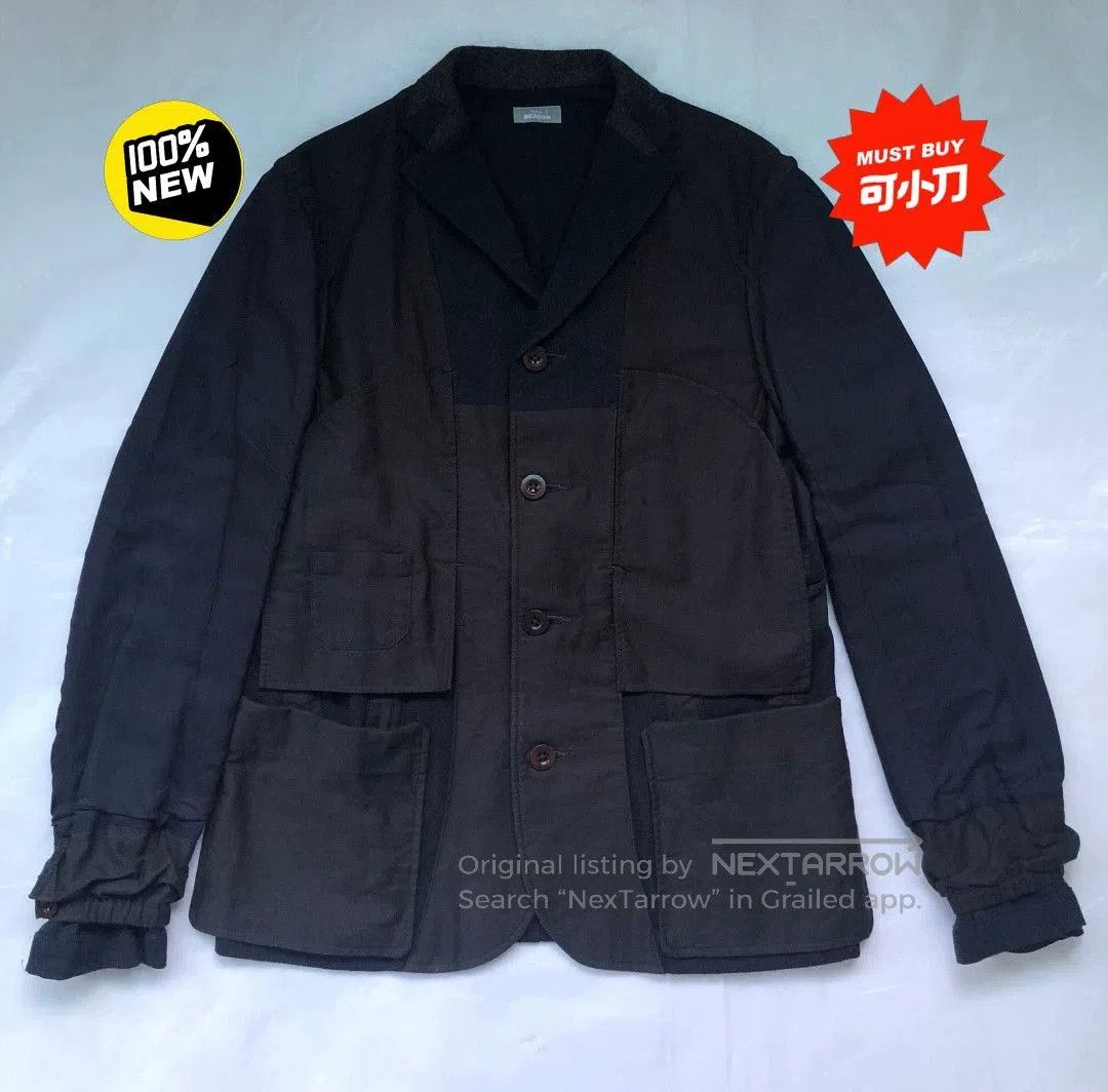 Kolor stylish navy wool jacket by kolor. Size US M / EU 48-50 / 2 - 1 Thumbnail