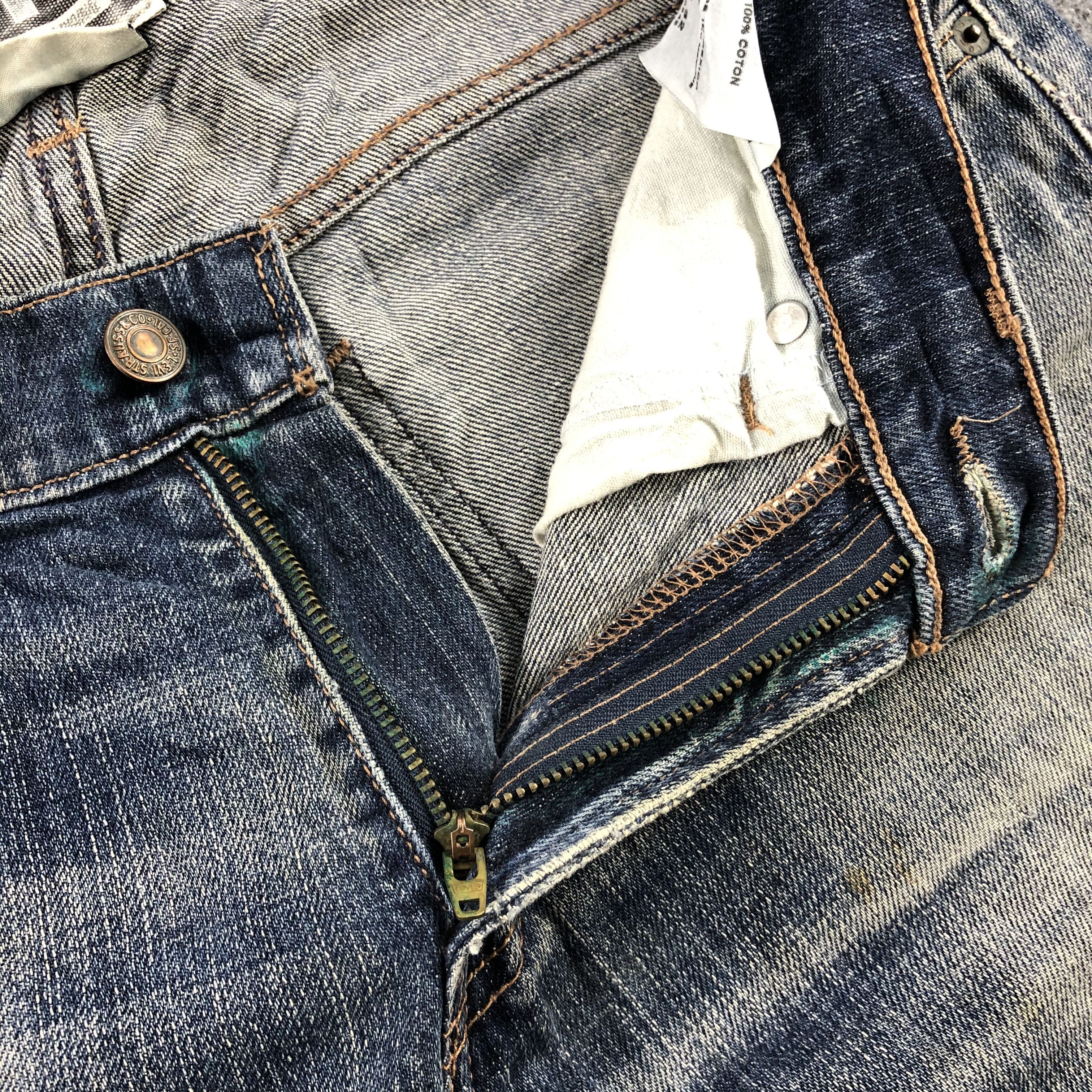 Levi's Vintage Blue Wash Levis Jeans-J2209 Size US 32 / EU 48 - 10 Thumbnail