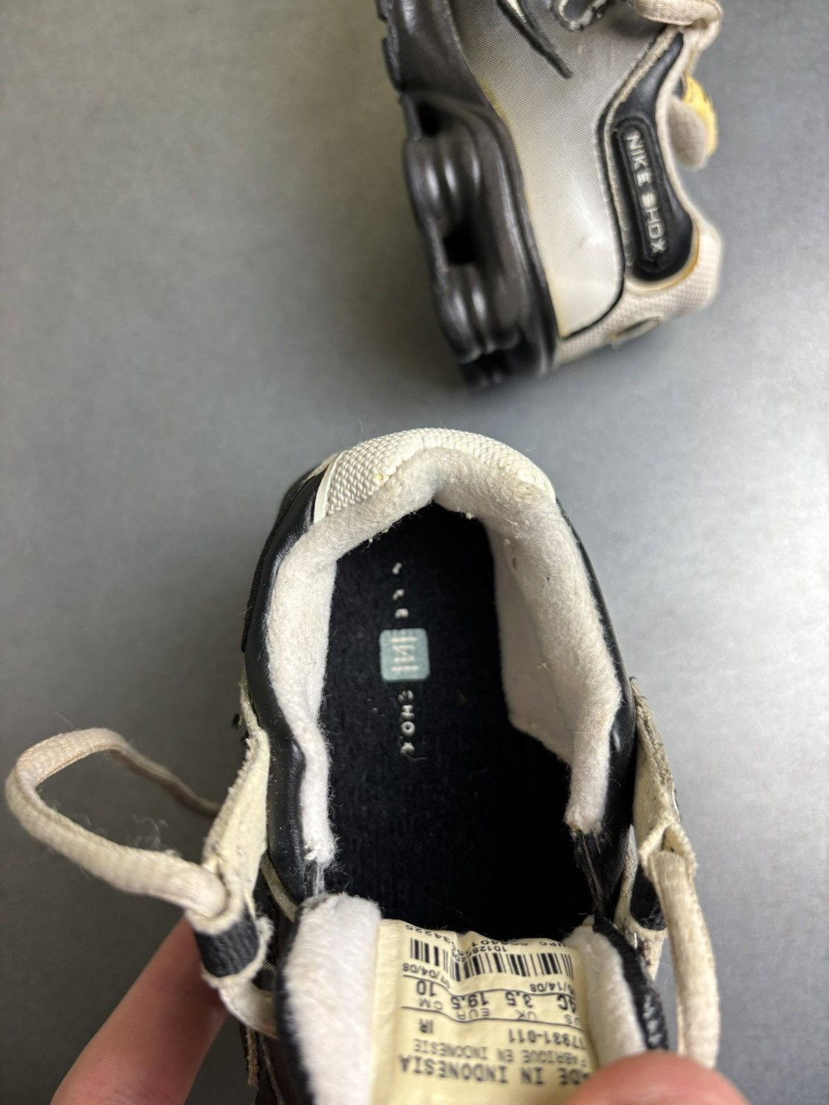 Nike × Vintage 2008 Nike Shox NZ SI (TD) 317913-011 Baby Shoe 4C Fuzzy Dice Size ONE SIZE - 5 Thumbnail