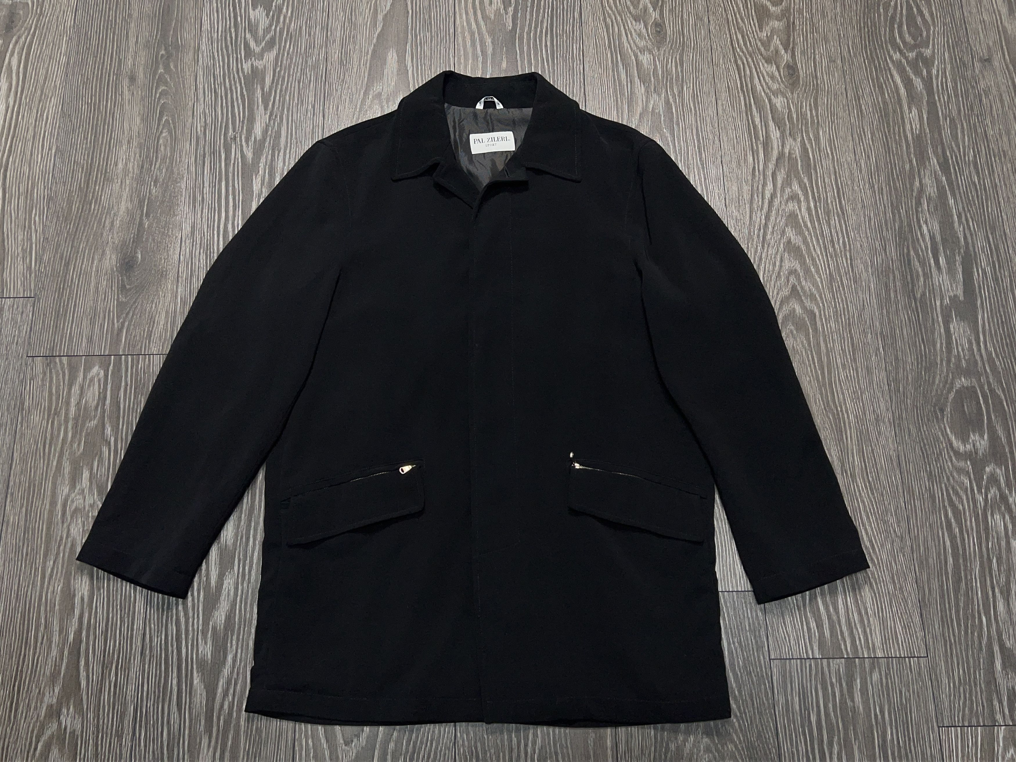Pal Zileri Sport Polyester Black Jacket Coat Button Size US 40 EU 50 Size US M / EU 48-50 / 2 - 1 Thumbnail