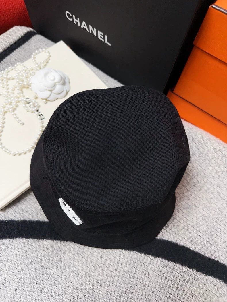 Chanel Chanel SizeM 23p popular black fisherman's hat Size ONE SIZE - 2 Thumbnail