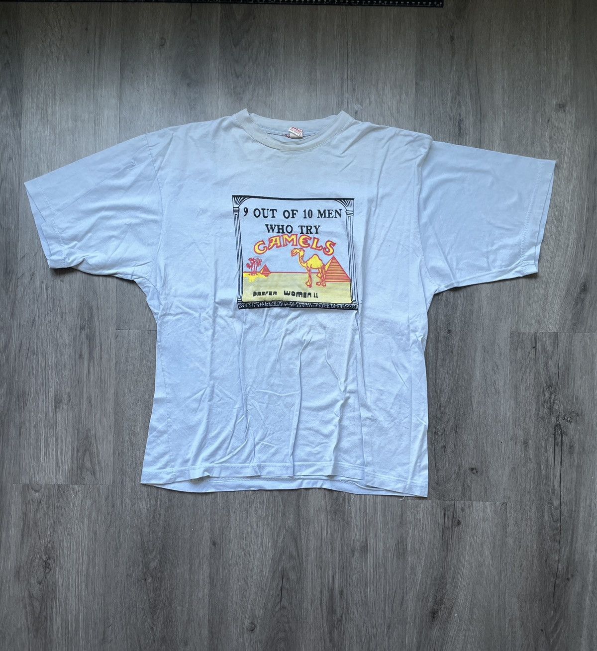 Vintage Vintage “9 Out 10 Men Prefer Women ” Graphic T-Shirt (Sz. L) Size US L / EU 52-54 / 3 - 1 Thumbnail