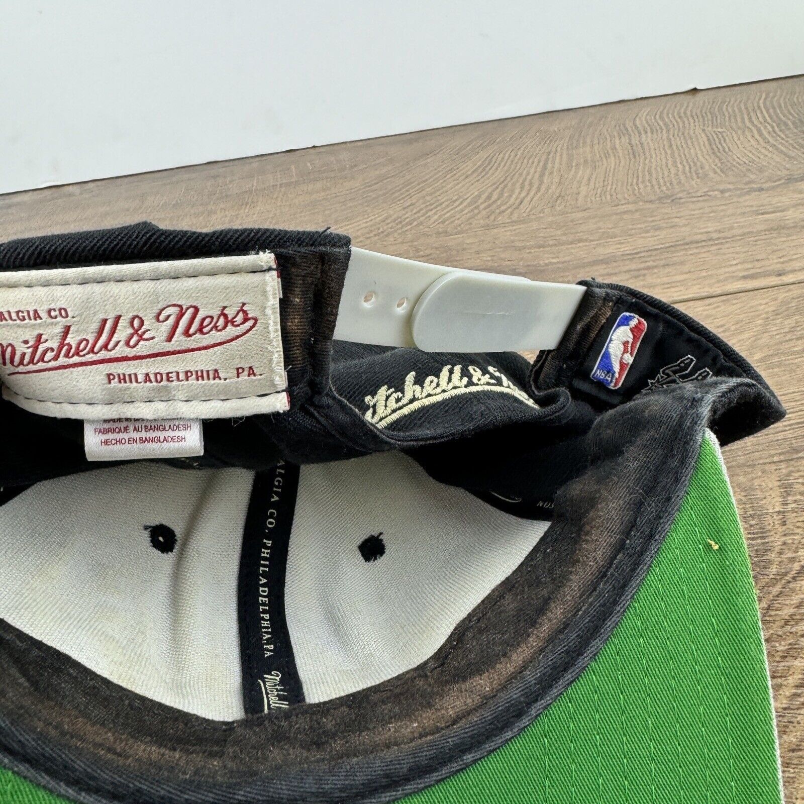 Mitchell & Ness San Antonio Spurs Hat Mitchell & Ness Black Hat Adjustable S Size ONE SIZE - 13 Thumbnail
