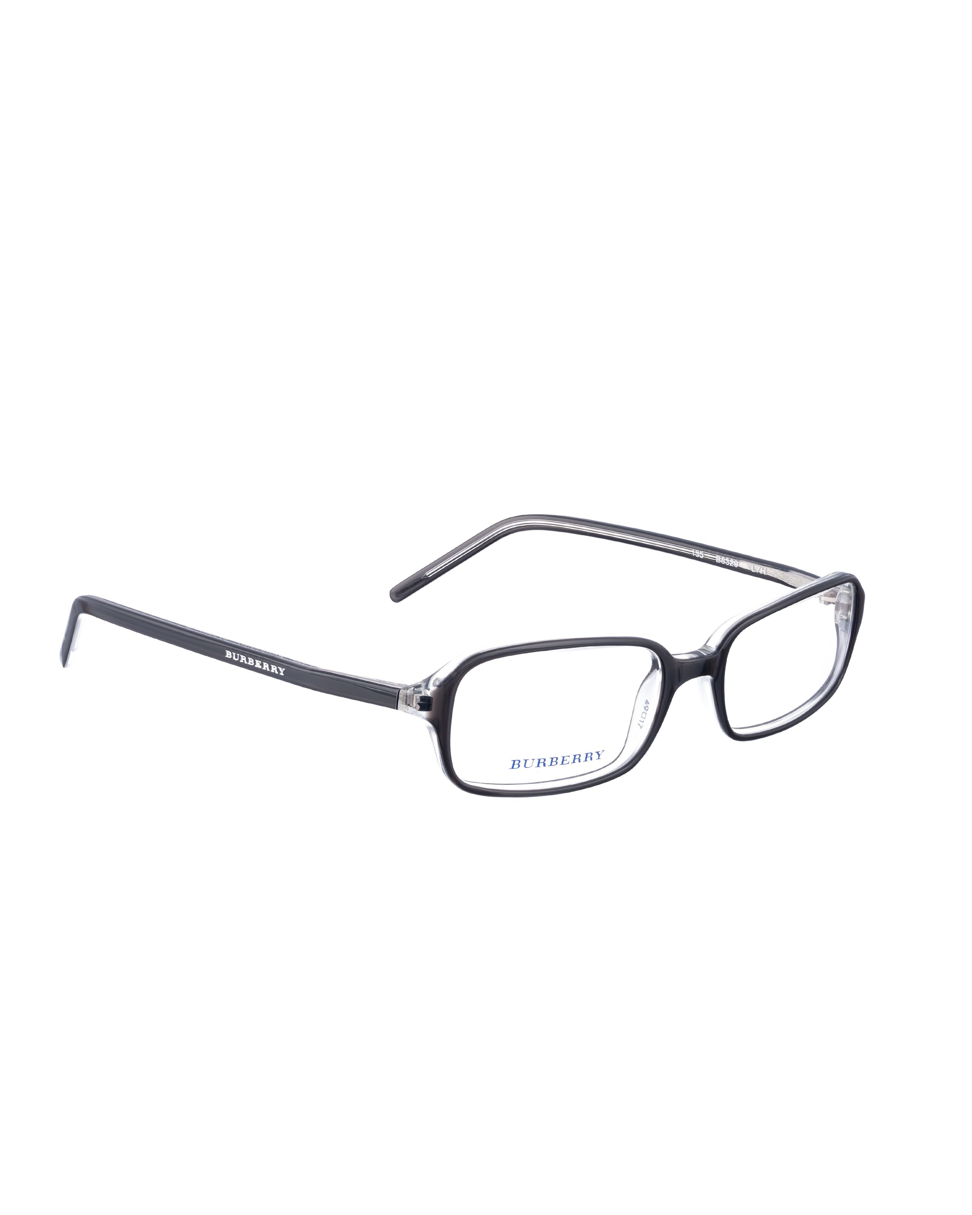 Burberry 00s Black and Clear Mini Glasses