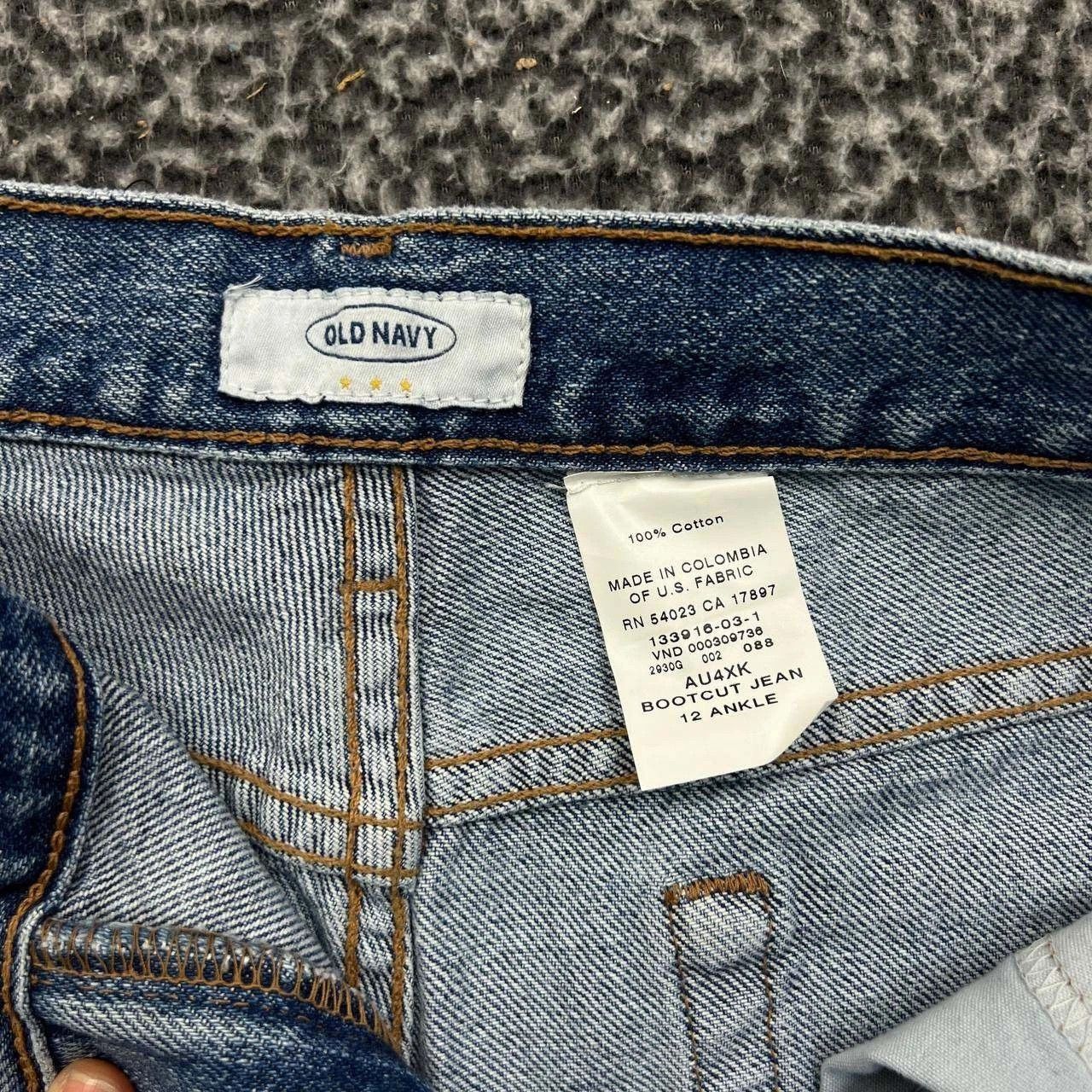 Old Navy Old Navy Ankle Jeans 12 Bootcut Denim Cotton 36x31 Y2K Size 36" / US 14 / IT 50 - 6 Thumbnail