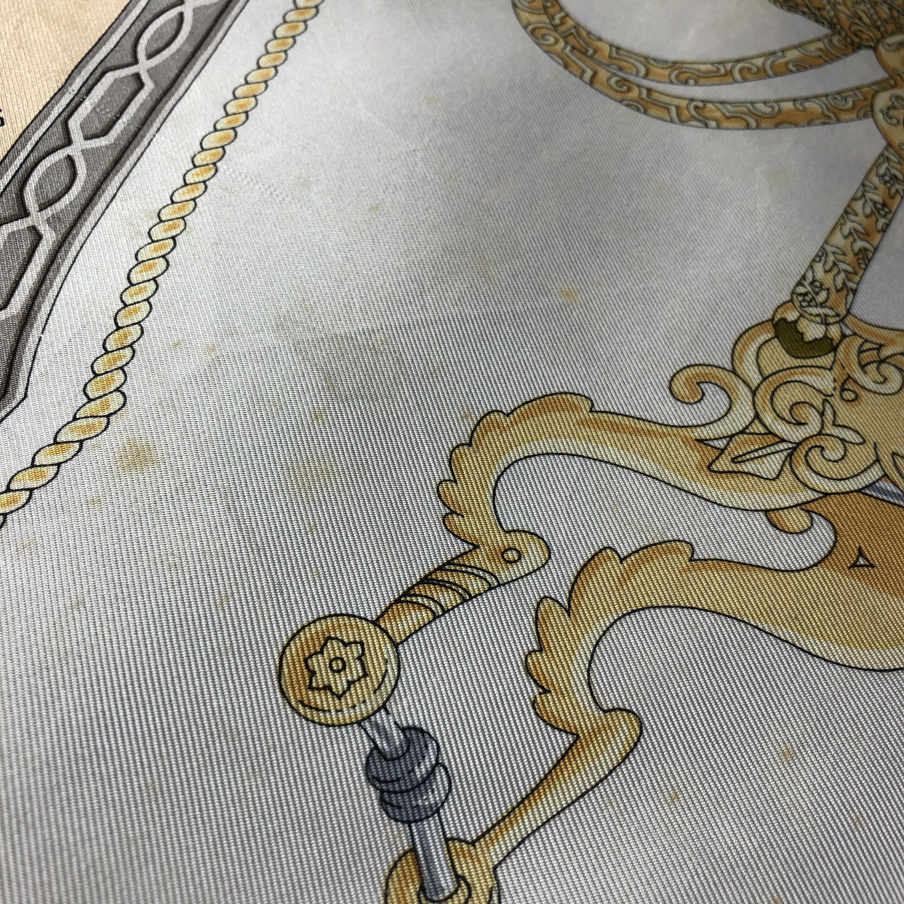 Lancel Vintage Lancel Luxury Baroque Silk Scarf M938 Size ONE SIZE - 13 Thumbnail
