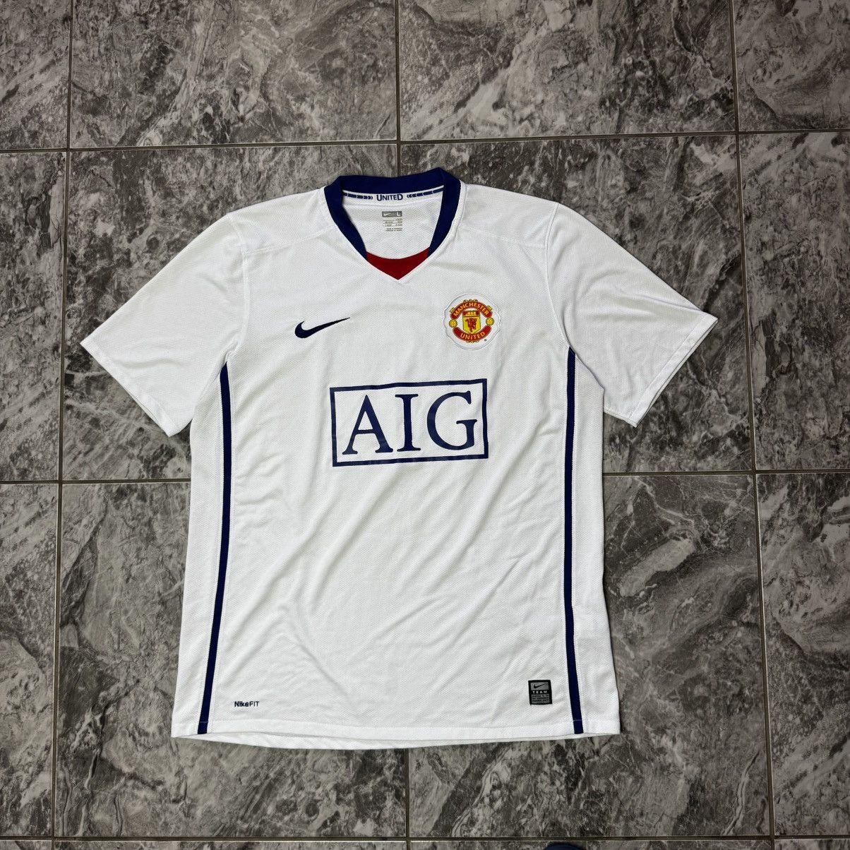 Nike Nike Manchester United Scholes 18 Away Football Shirt 2008 Size US L / EU 52-54 / 3 - 2 Thumbnail