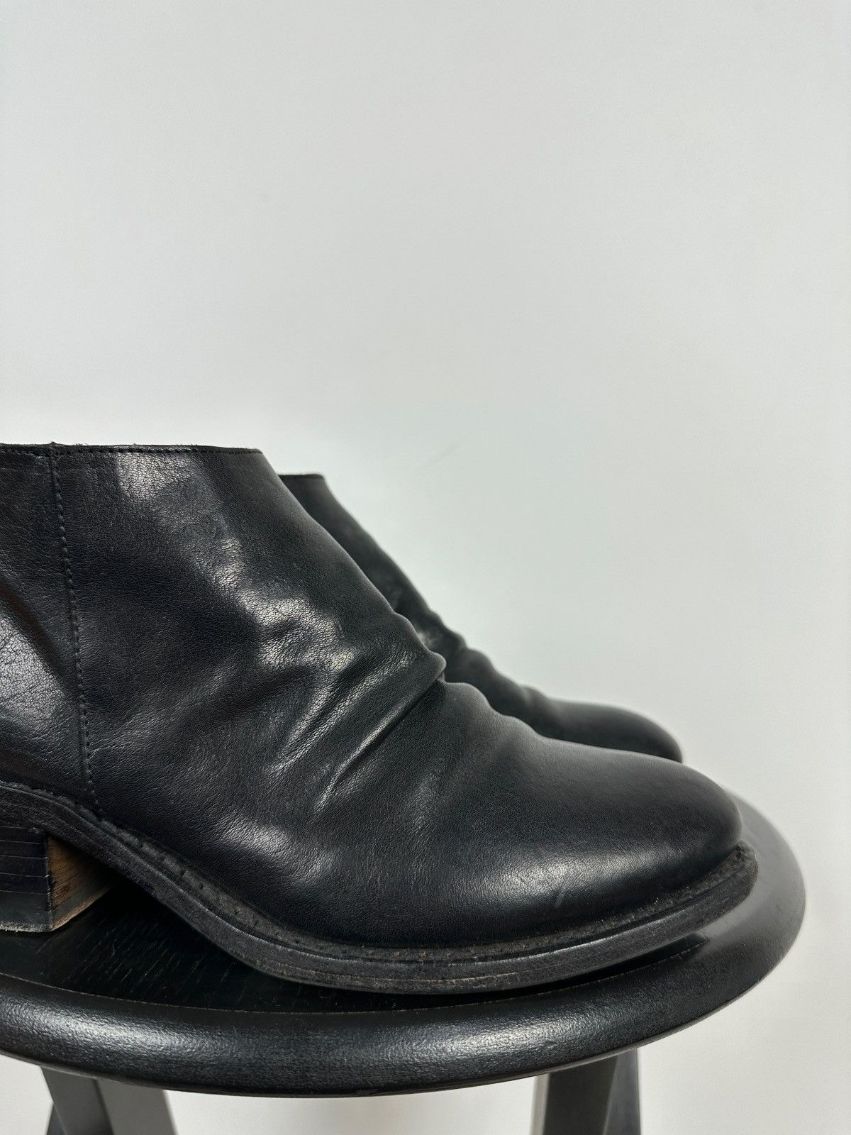 Fiorentini + Baker Fiorentini + Baker Black Leather Zip Ankle Boots Size US 8 / IT 38 - 14 Thumbnail
