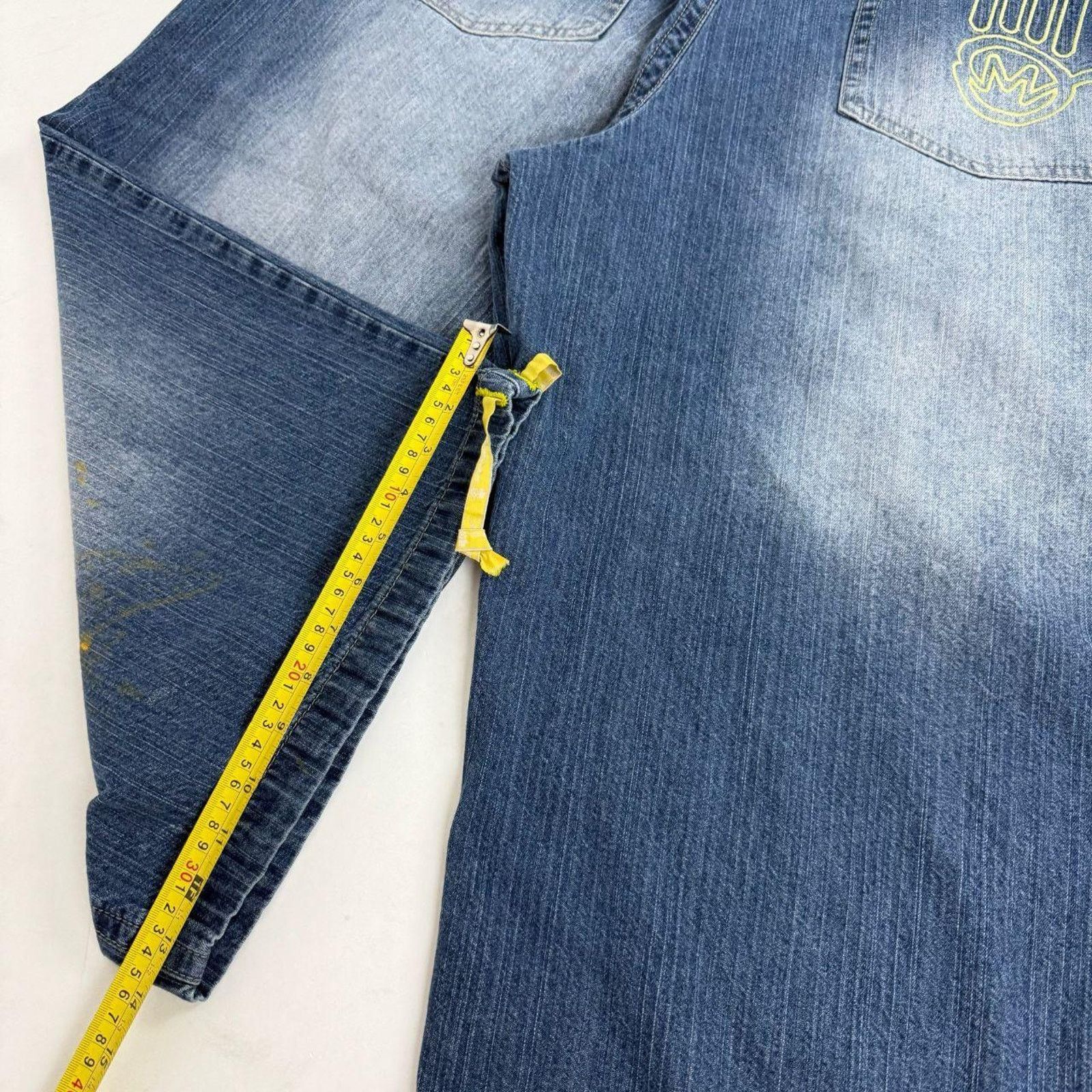 JNCO × Southpole × Vintage Vintage y2k archive faded stonewash baggy wide leg rare jean Size US 40 / EU 56 - 4 Thumbnail