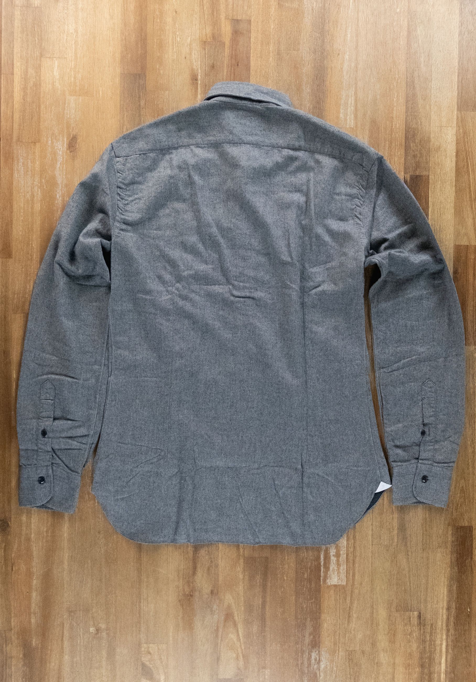 Barba Napoli BARBA Napoli Dandy Life blue gray flannel cotton shirt 39 Size US M / EU 48-50 / 2 - 5 Thumbnail