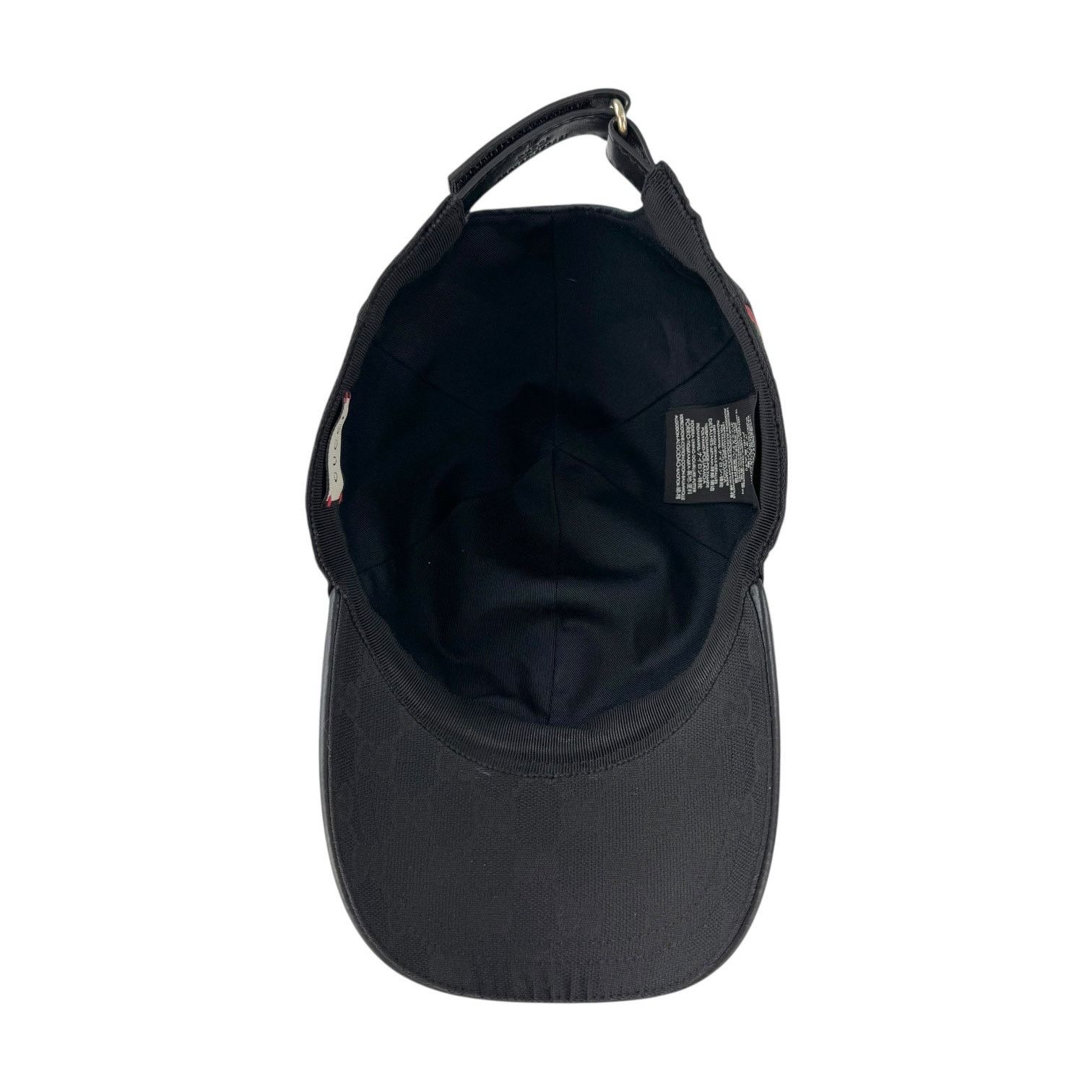 Gucci Gucci Sherry Line Black Monogram Baseball Cap Size ONE SIZE - 7 Thumbnail