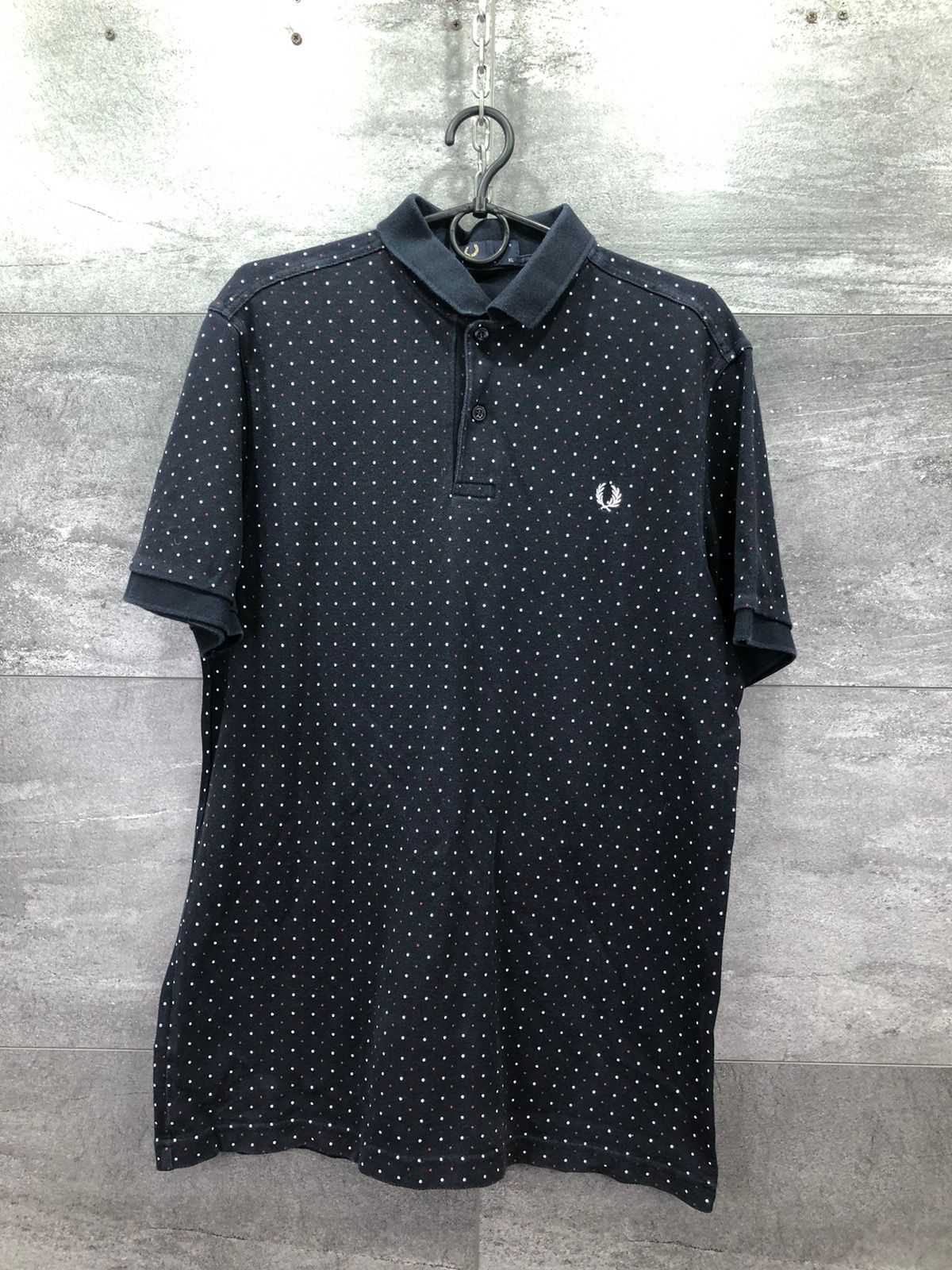Pre-owned Fred Perry X Vintage Men's Fred Perry Polo Shirt In Bleu Navy