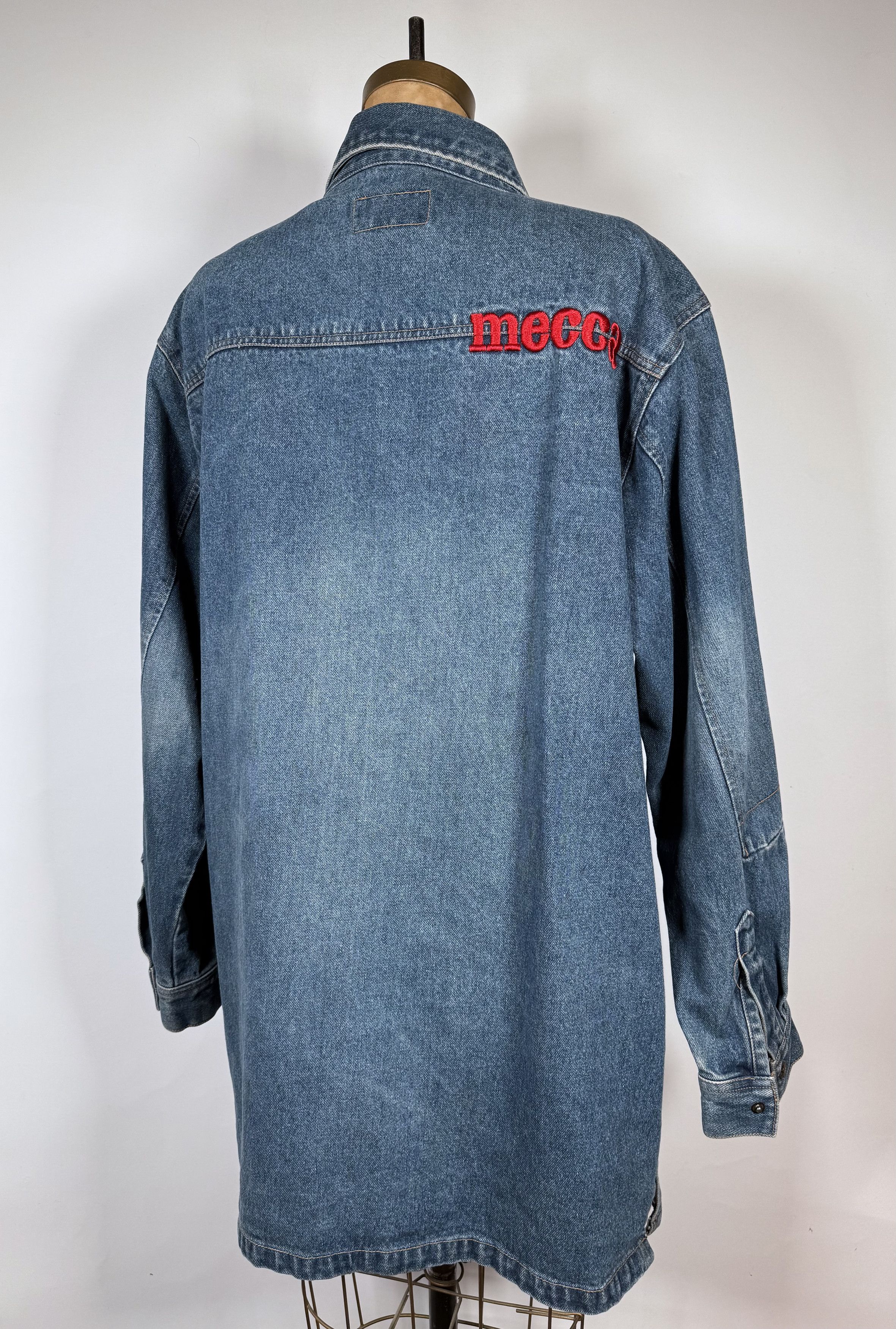 Mecca Y2K Mecca Jeans Denim Embroidery Jacket Size US L / EU 52-54 / 3 - 2 Thumbnail