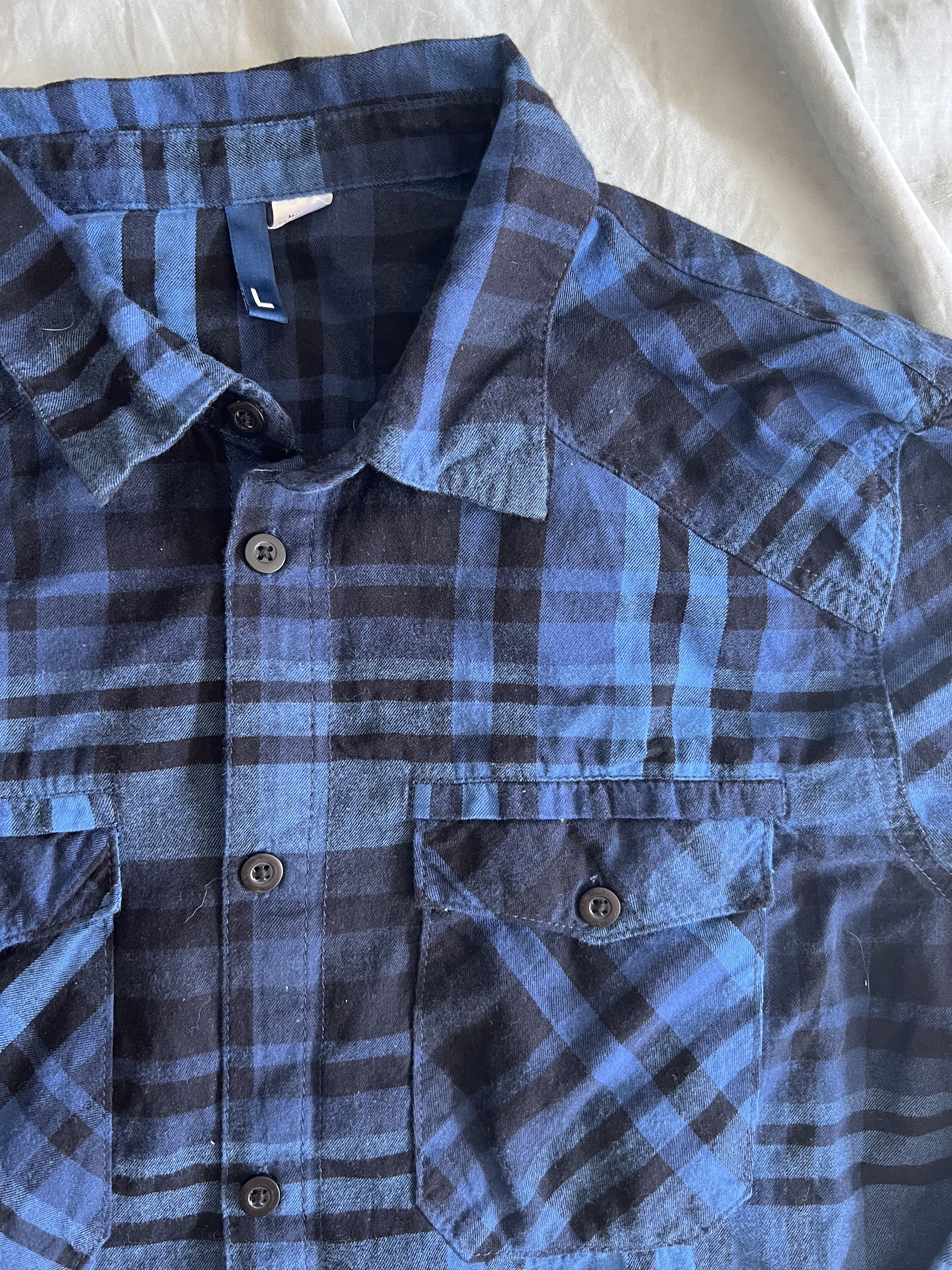 H&M H&M Divided Plaid Shirt Large Size US L / EU 52-54 / 3 - 2 Thumbnail