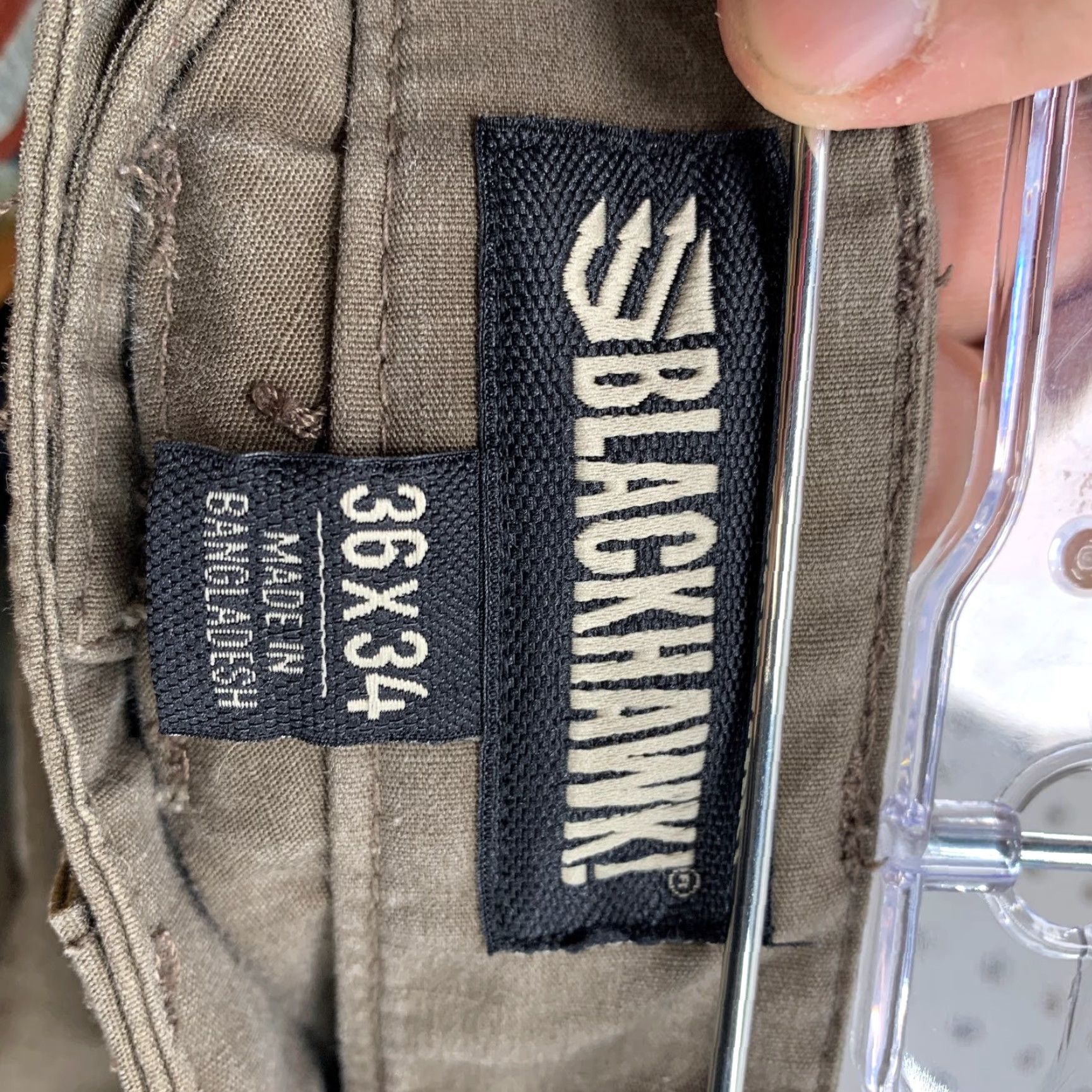 Vintage VINTAGE BLACKHAWK Military Cargo Pants Mens 36x34 Brown Rip Stop Army Tactical Outdoor Size US 36 / EU 52 - 5 Thumbnail