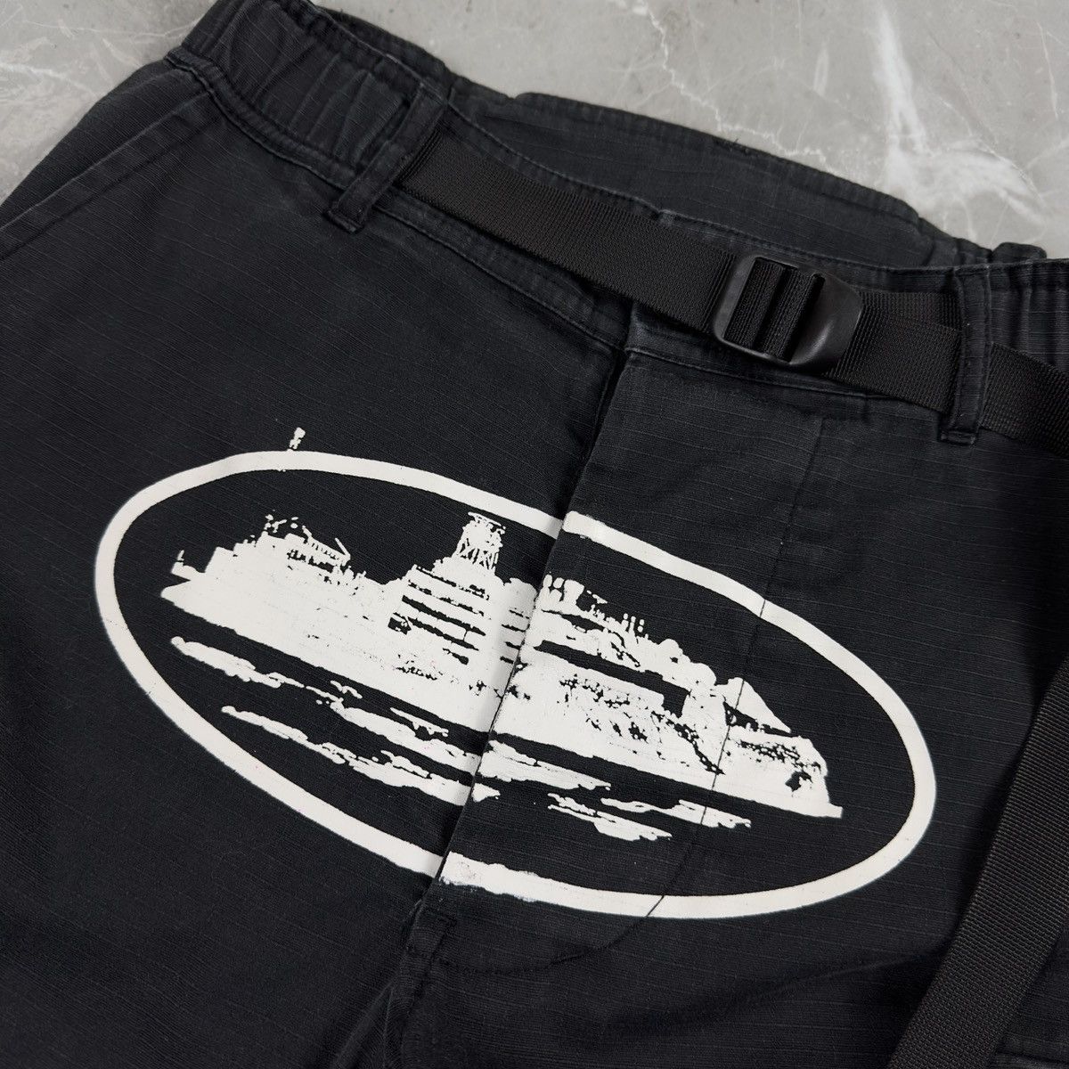 Corteiz Corteiz Guerillaz Streetwear Cargo Black Pants Size XS 30 Size US 30 / EU 46 - 4 Thumbnail