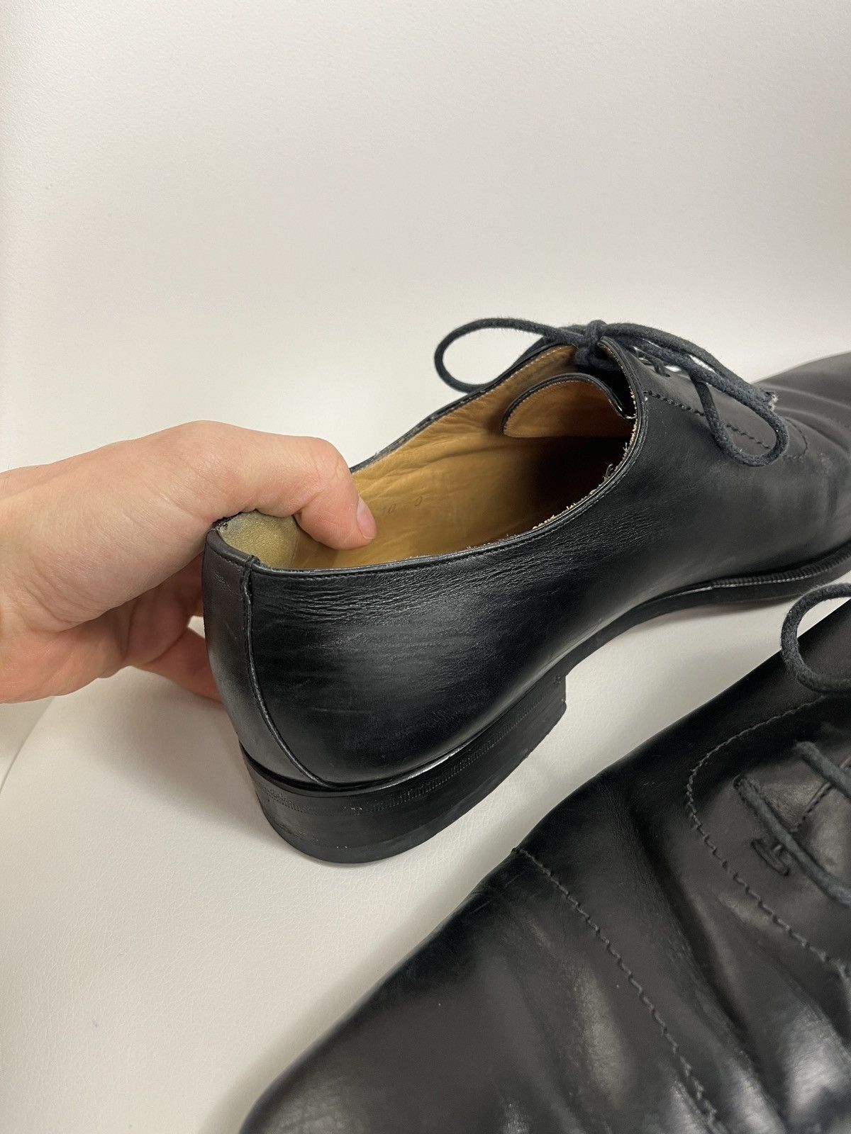 Gucci × Vintage Gucci Leather Oxford Dress Lace-Up Shoes Cap Toe Derby US 10 Size US 10 / EU 43 - 13 Thumbnail