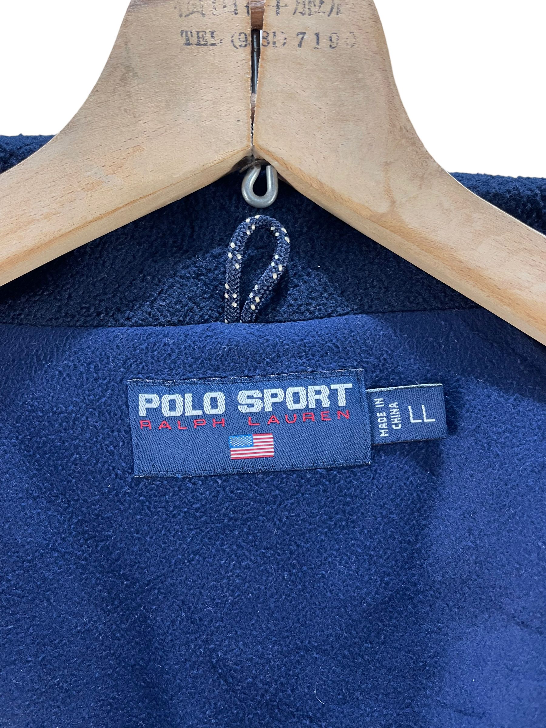 Polo Ralph Lauren Vintage Polo Sport Ralph Lauren Fleece Jacket Size US L / EU 52-54 / 3 - 12 Thumbnail