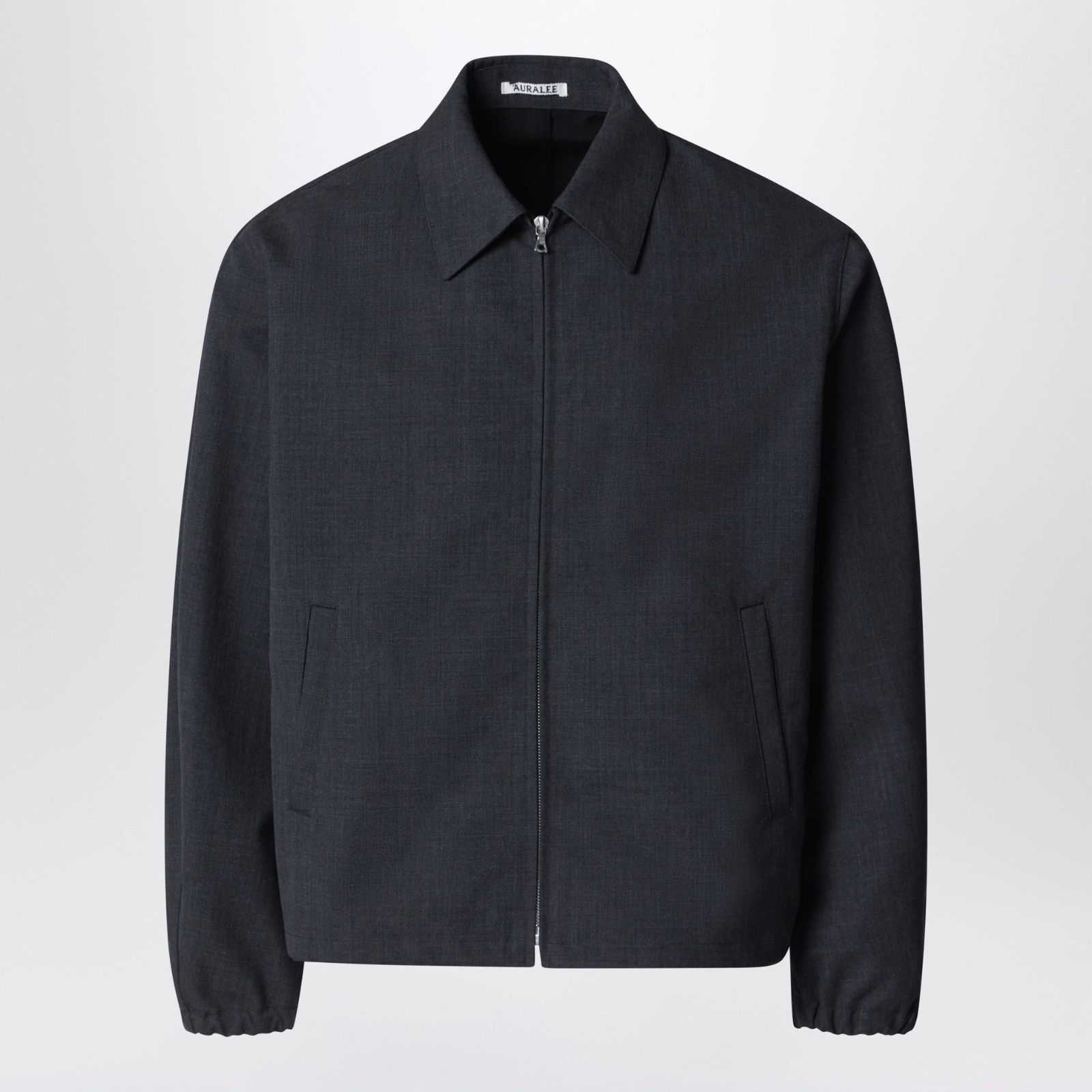 Auralee Double Face Check Zip Blouson | Grailed