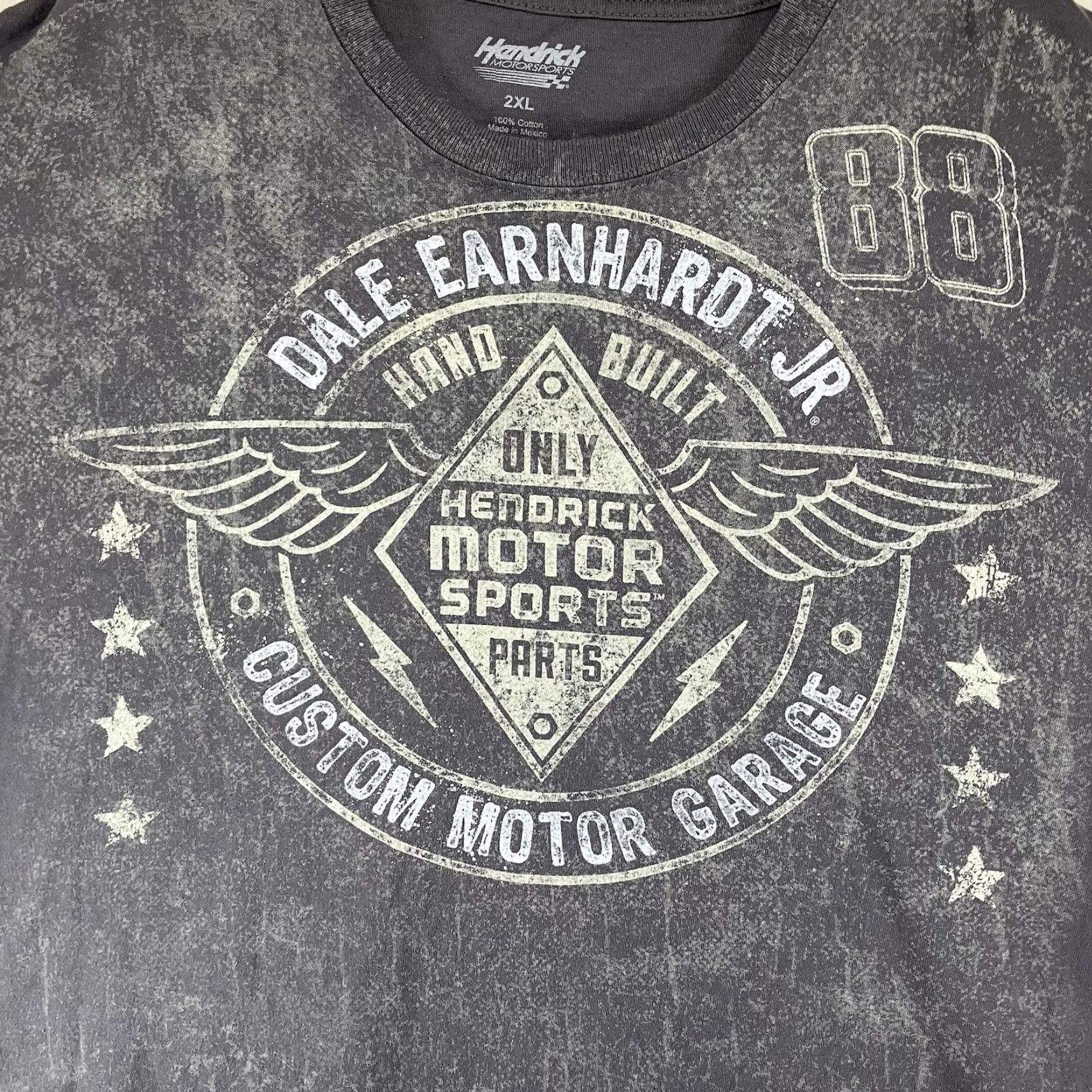 Chase Authentics VINTAGE Chase Authentics NASCAR Dale Earnhardt Jr Graphic T-Shirt Men 2XL Retro Gray Short Sleeve Size US XXL / EU 58 / 5 - 5 Thumbnail