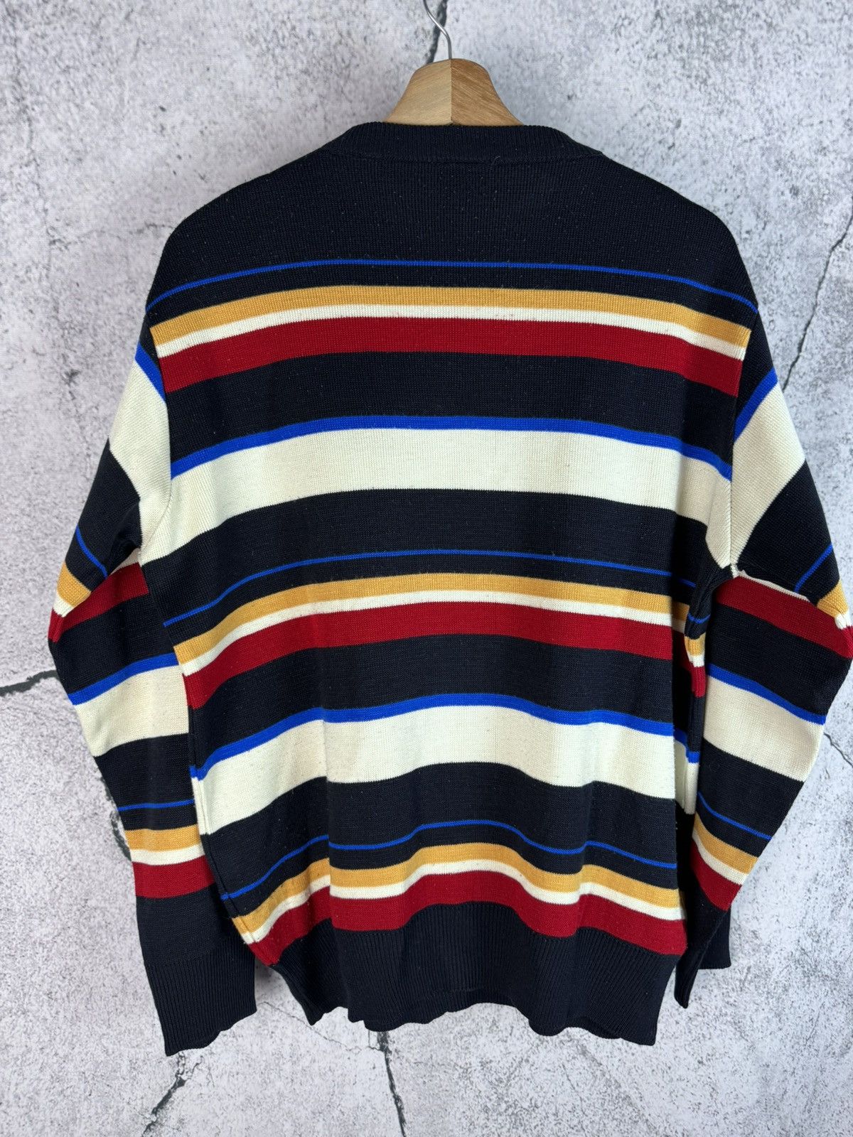 Lacoste Lacoste Vintage Men’s Rare Wool Sweater Size US M / EU 48-50 / 2 - 2 Thumbnail