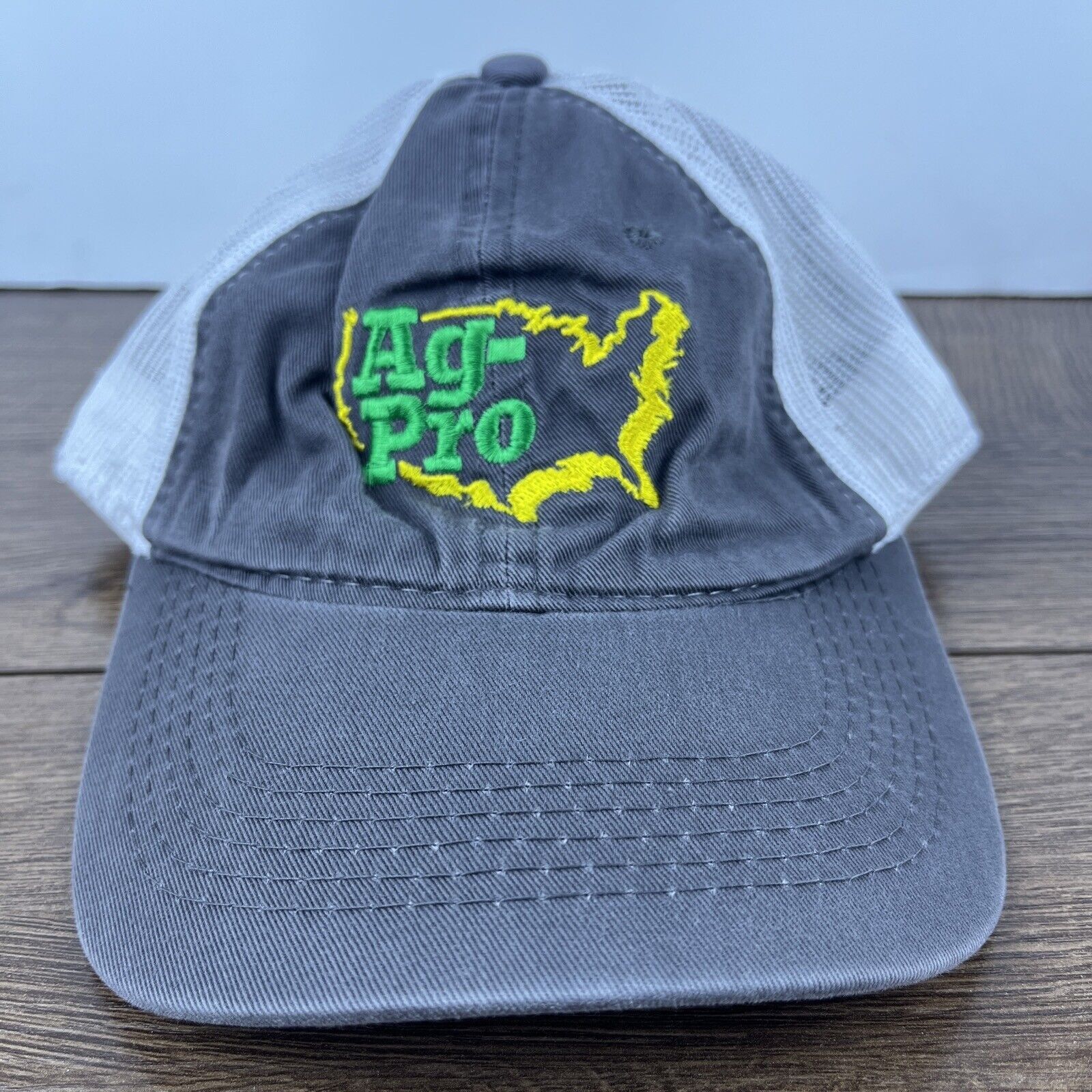 Other AG-Pro Hat Ag Pro Gray Hat Adjustable Adult Size Hat Gray Ca Size ONE SIZE - 1 Thumbnail
