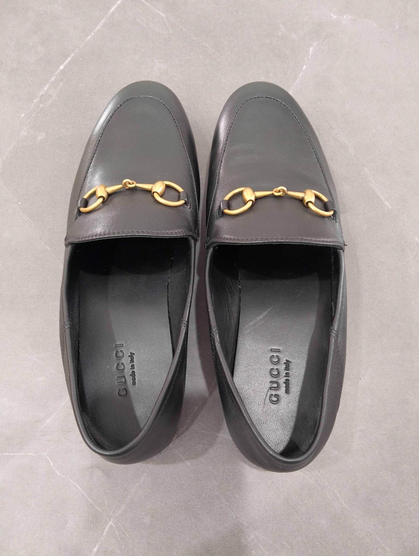 Gucci GUCCI Horsebit Leather Loafers women's 35.5 EU Size US 5 / IT 35 - 7 Thumbnail