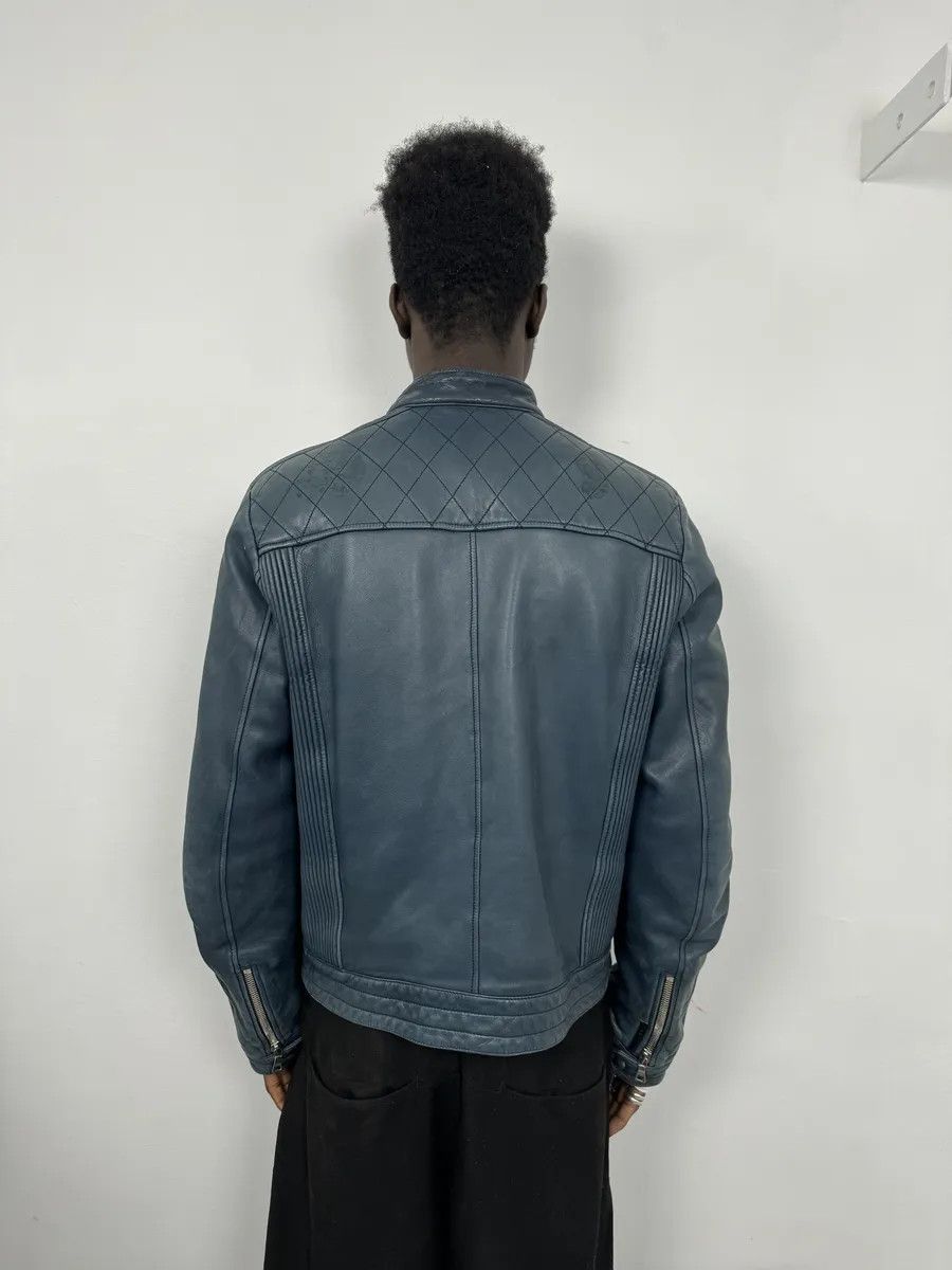 Prada AW2008 Prada Navy Biker Leather Jacket Size US M / EU 48-50 / 2 - 4 Thumbnail