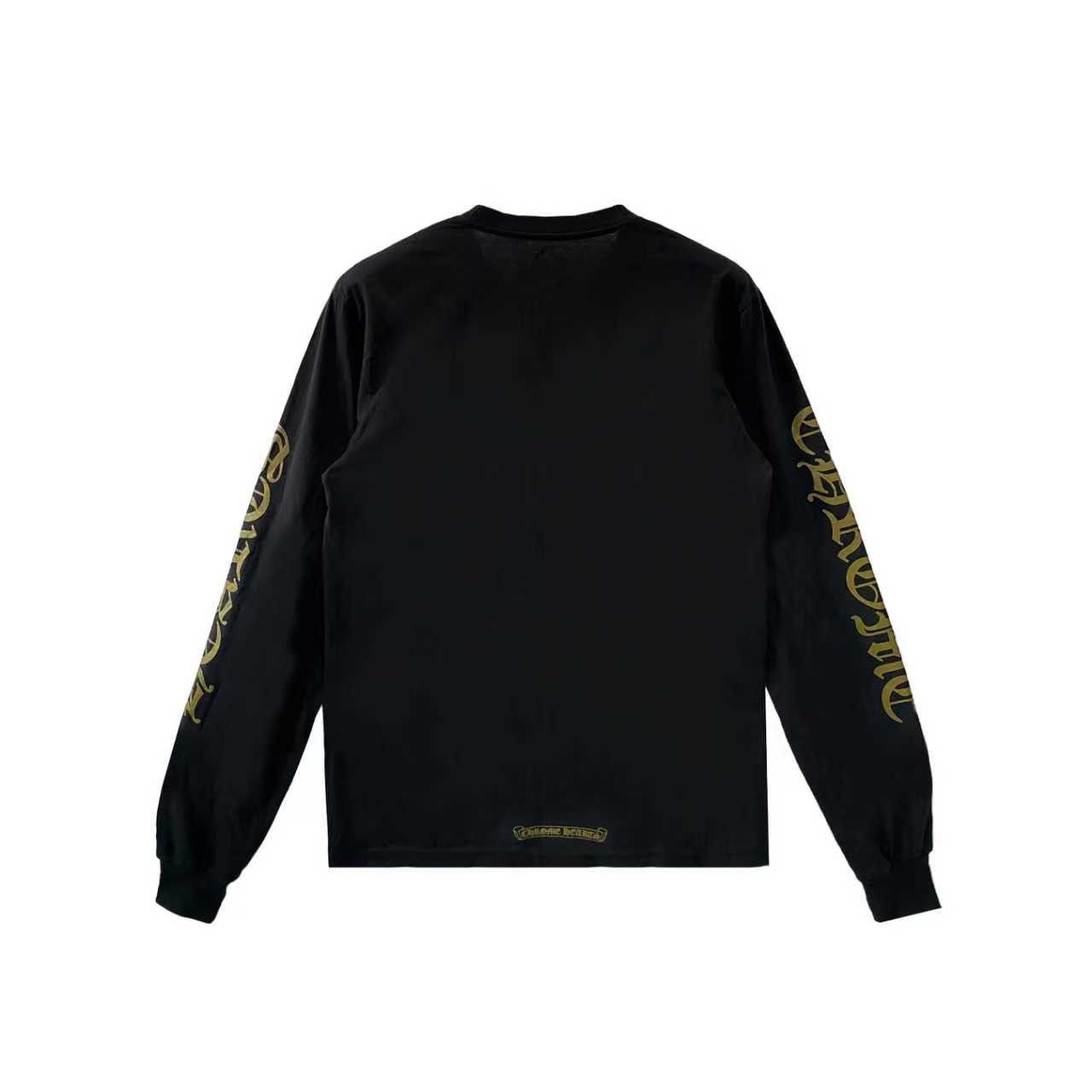 Chrome Hearts Chrome Hearts Gold Script Neck Pocket Long Sleeve T-Shirt Size US S / EU 44-46 / 1 - 2 Thumbnail
