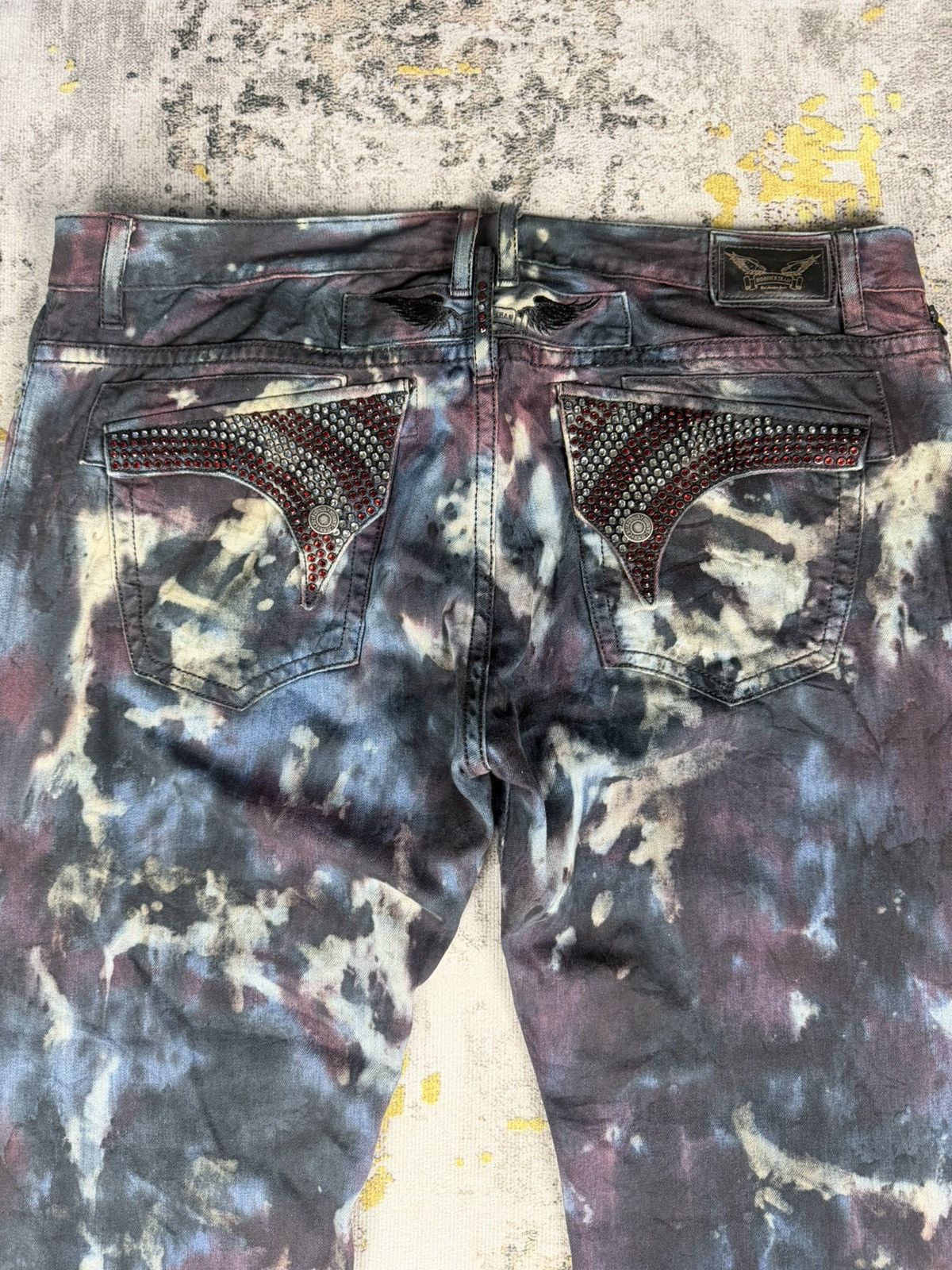 Robins Jeans Rare Robins Jean Acid Wash Jeans Size US 42 / EU 58 - 6 Thumbnail
