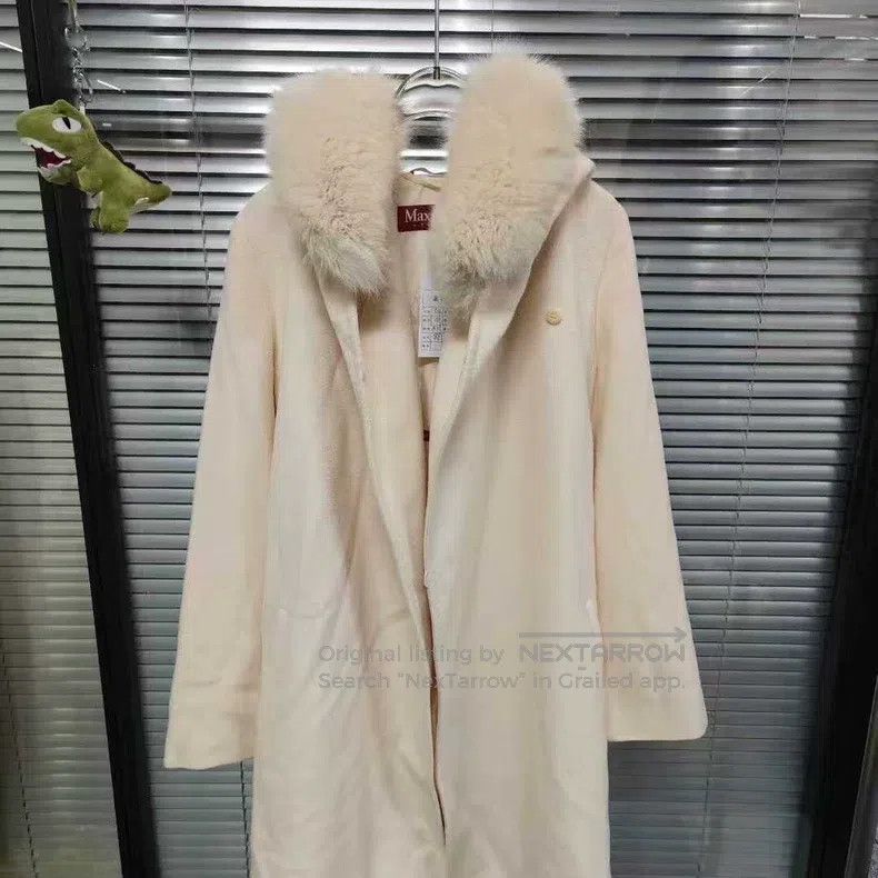 Max Mara Max Mara Snow White Coat Size XXS / US 00 / IT 34 - 3 Thumbnail
