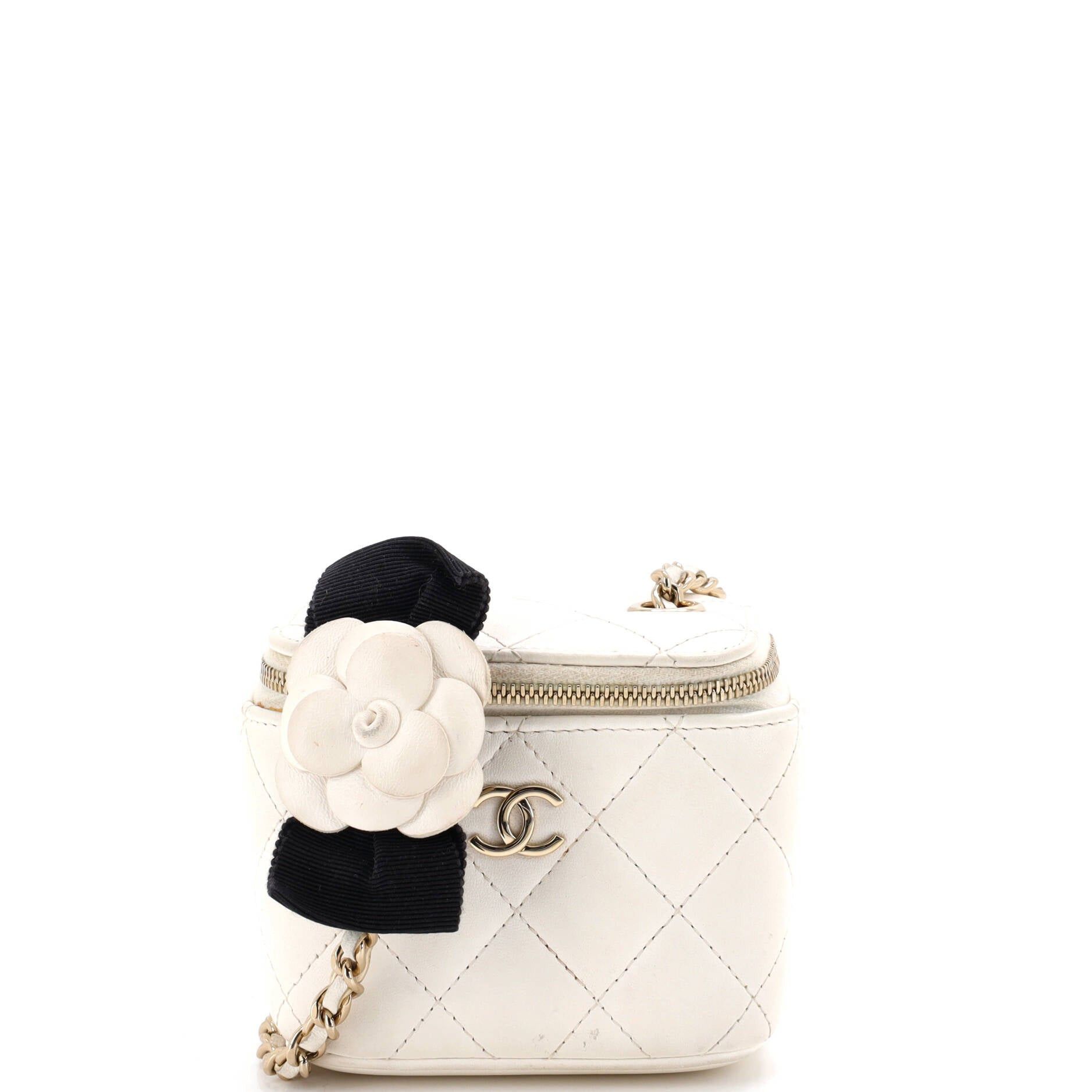 Chanel Camellia Bow Vanity Case with Chain Size ONE SIZE - 1 Thumbnail