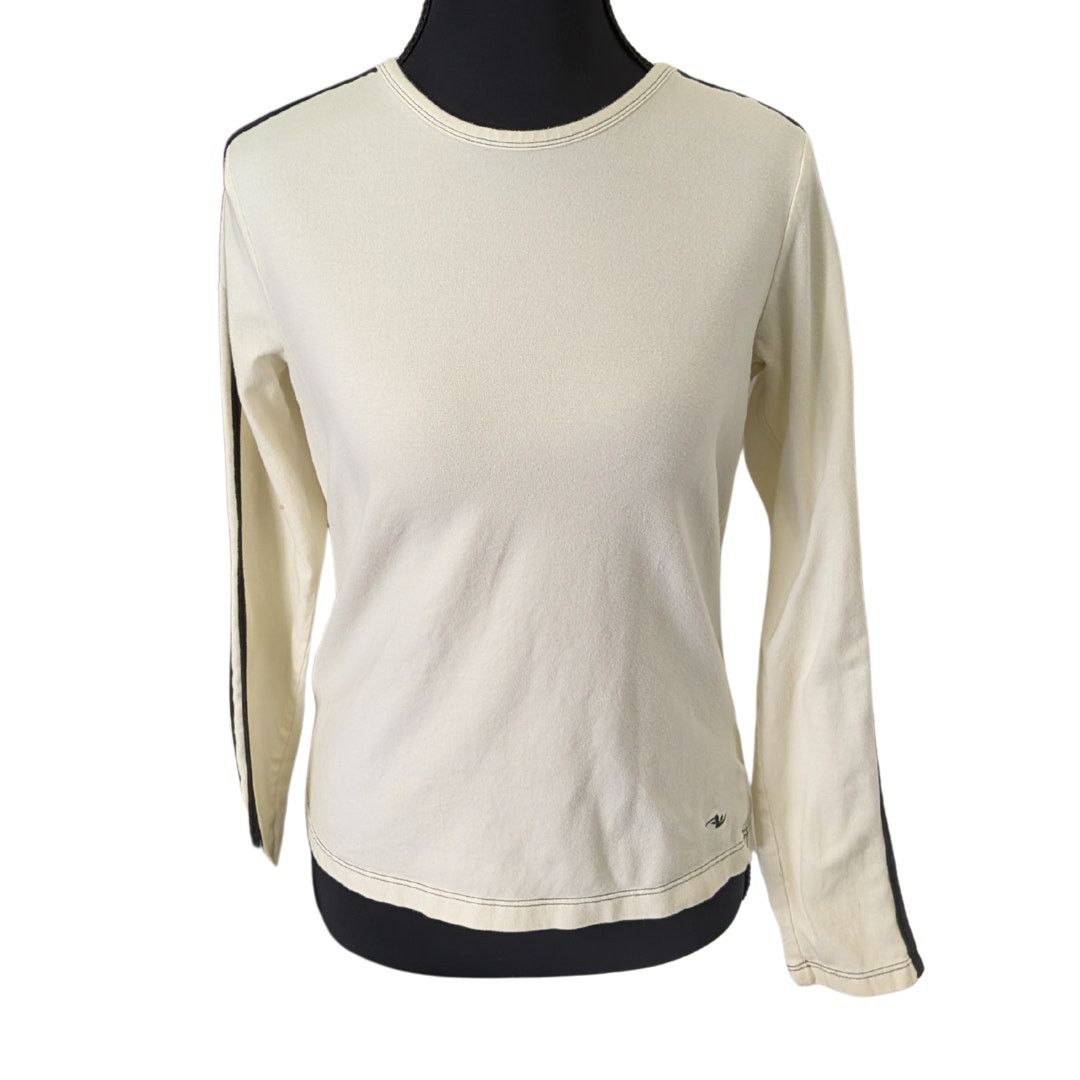 Athletic Works Vintage Athletic Works Y2K Cream Long-Sleeve Shirt Size US S / EU 44-46 / 1 - 1 Thumbnail