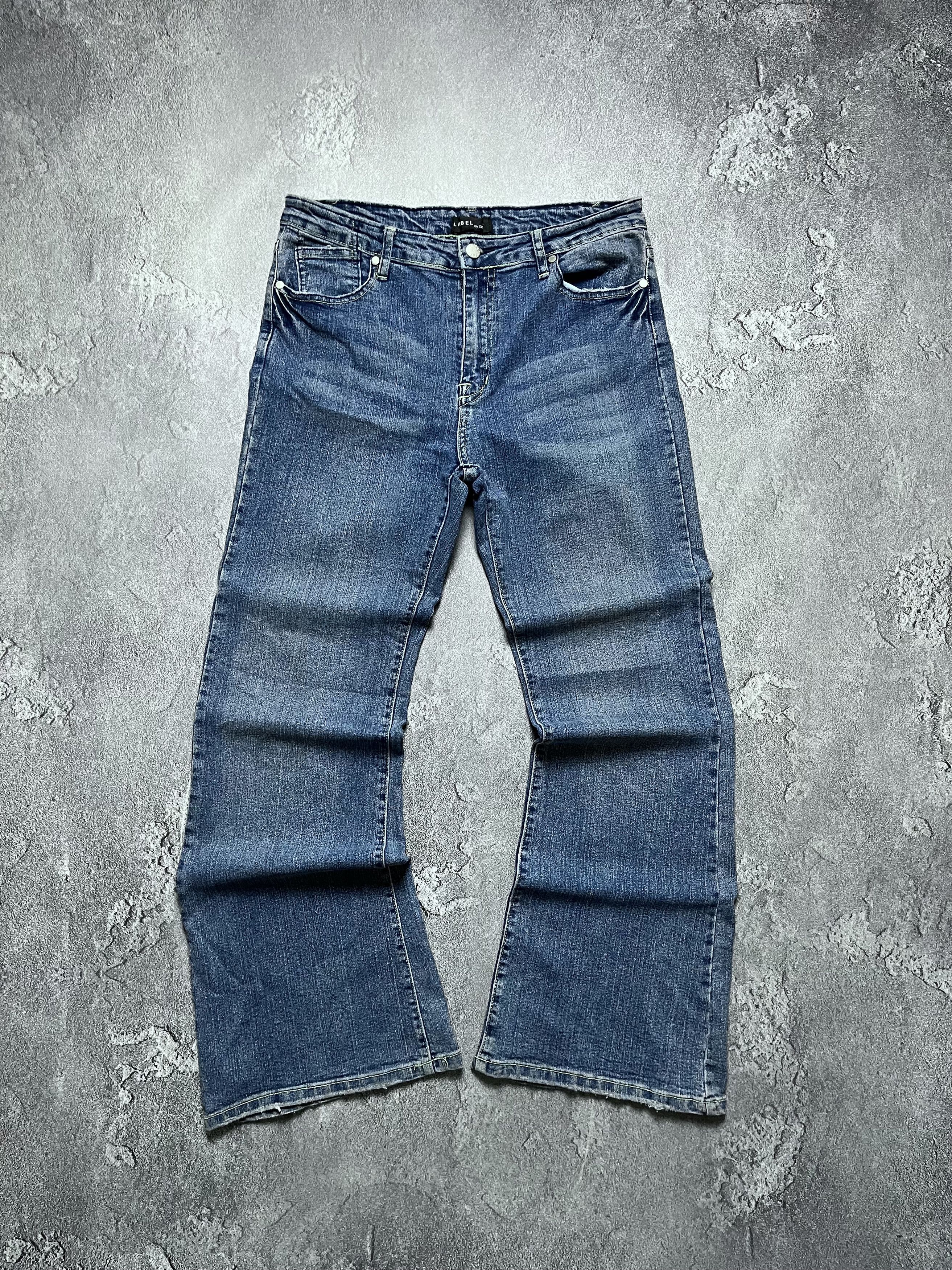 Vintage Vintage Bootcut Flared Jeans Big Logo Womens 16/31 Size 31" - 2 Thumbnail