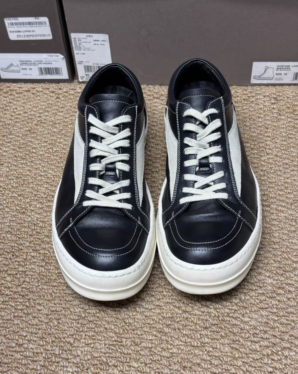 Rick Owens Rick Owens Mainline Black Poterville Vintage Sneakers
