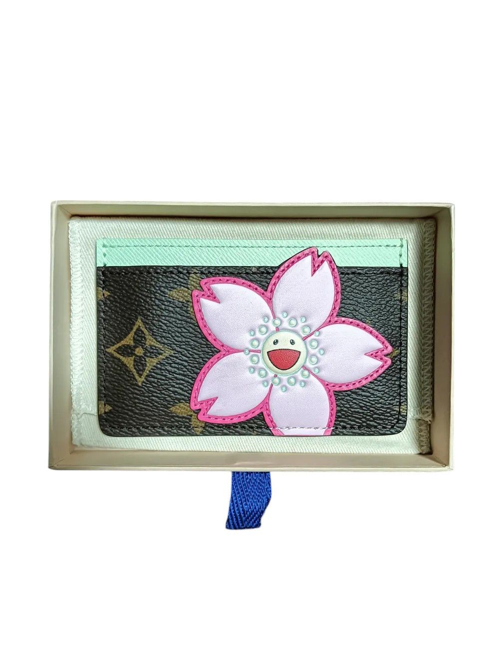 Louis Vuitton × Takashi Murakami Cherry Blossom Card Holder Size ONE SIZE - 1 Thumbnail