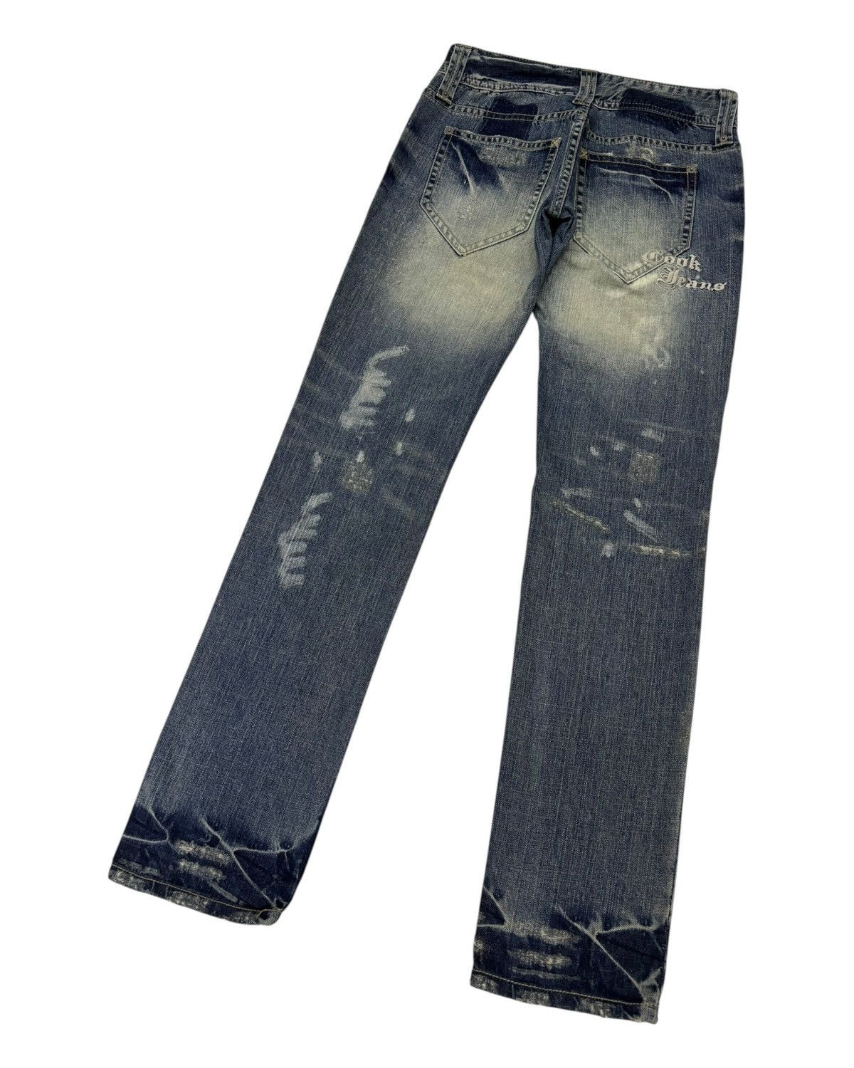 Cook Jeans Rare Cook Jeans Patchwork Distressed Denim Jeans Size US 28 / EU 44 - 6 Thumbnail